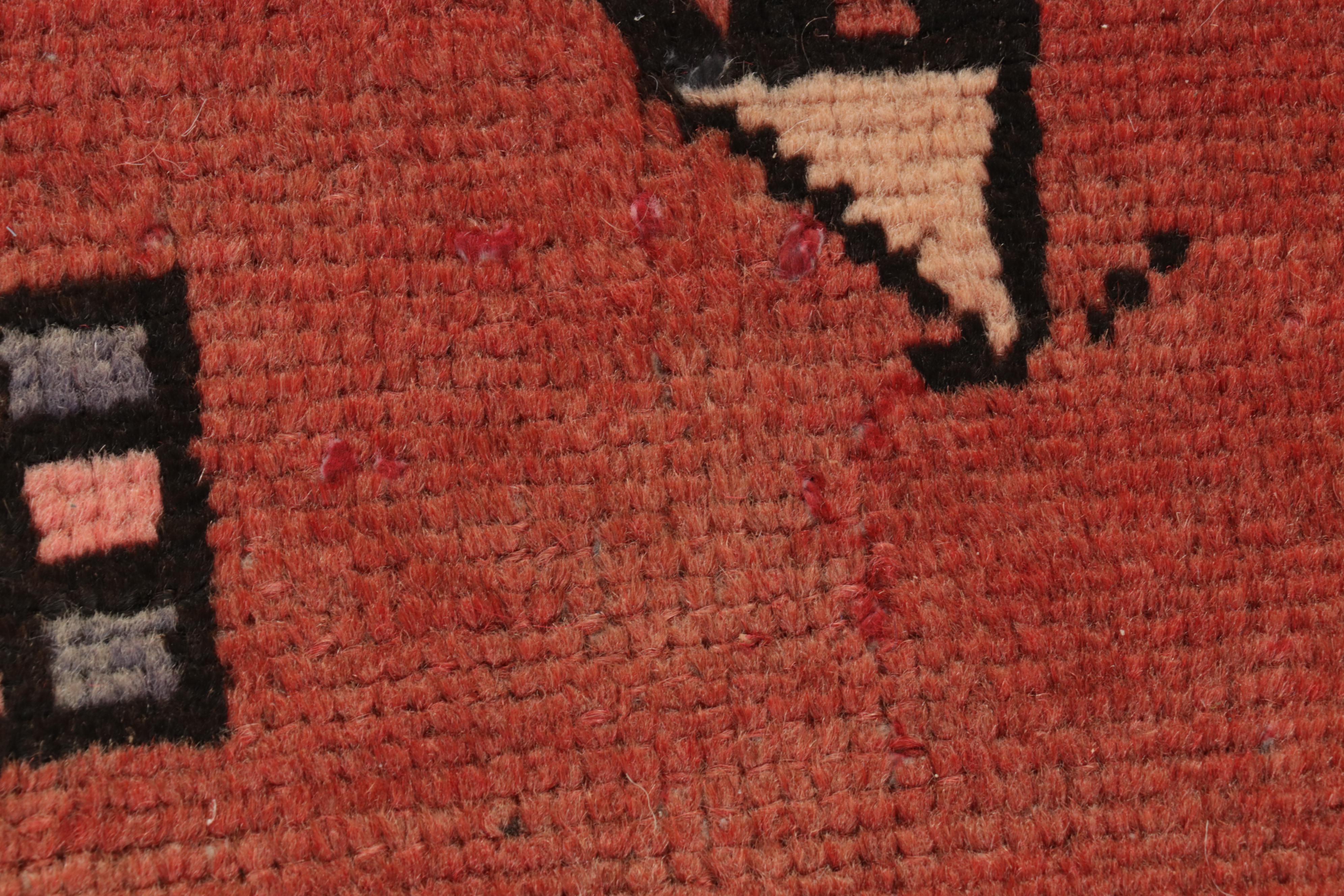 4'11 x 8'8 Hand-Knotted Persian Northwest Pictorial Area Rug, 1960s