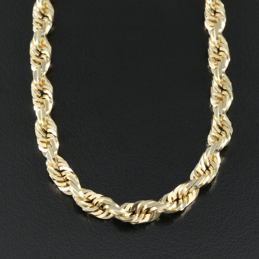 10K Rope Chain