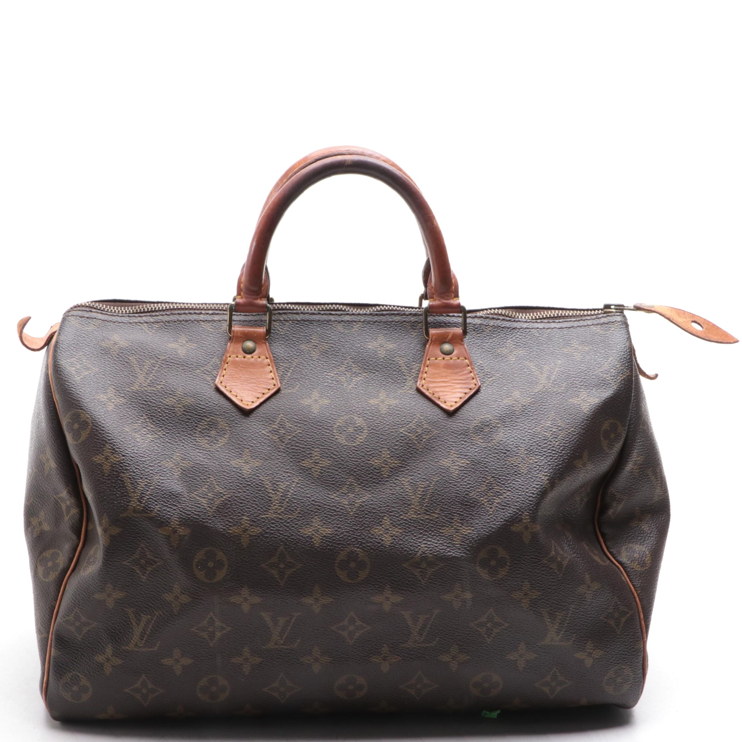 Louis Vuitton Speedy 35 in Monogram Canvas and Vachetta Leather