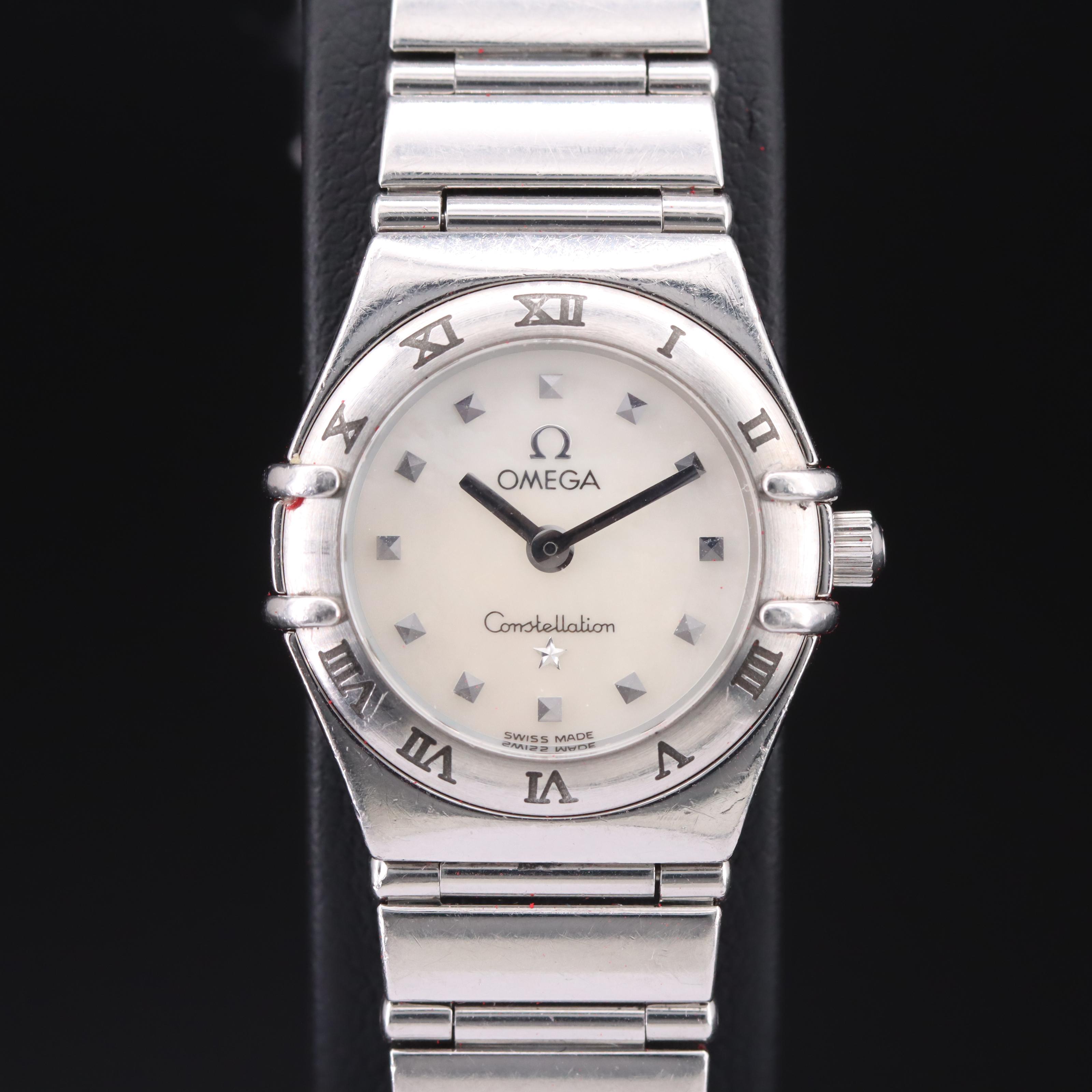 Stainless Steel Omega "My Choice" Constellation Watch