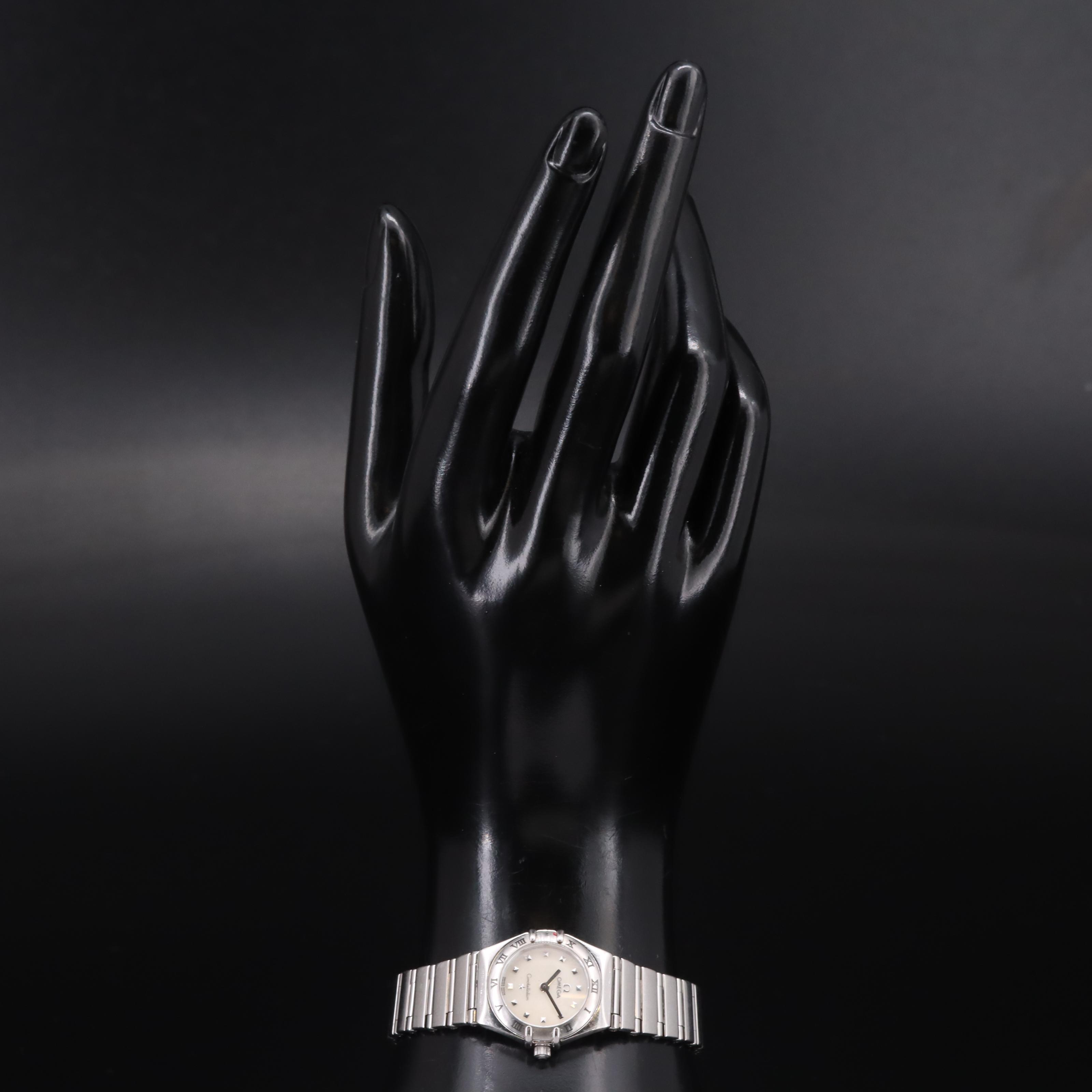 Stainless Steel Omega "My Choice" Constellation Watch