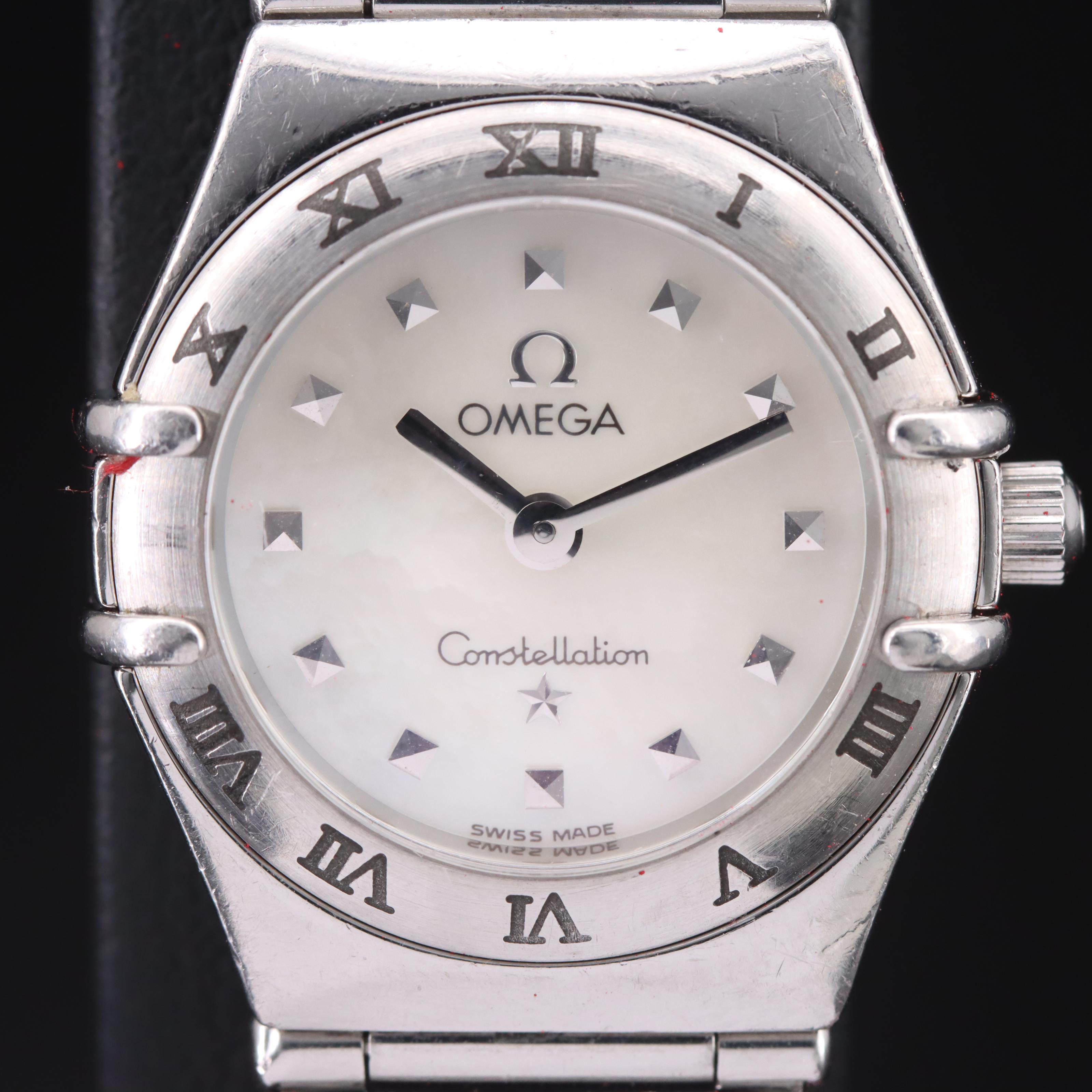 Stainless Steel Omega "My Choice" Constellation Watch