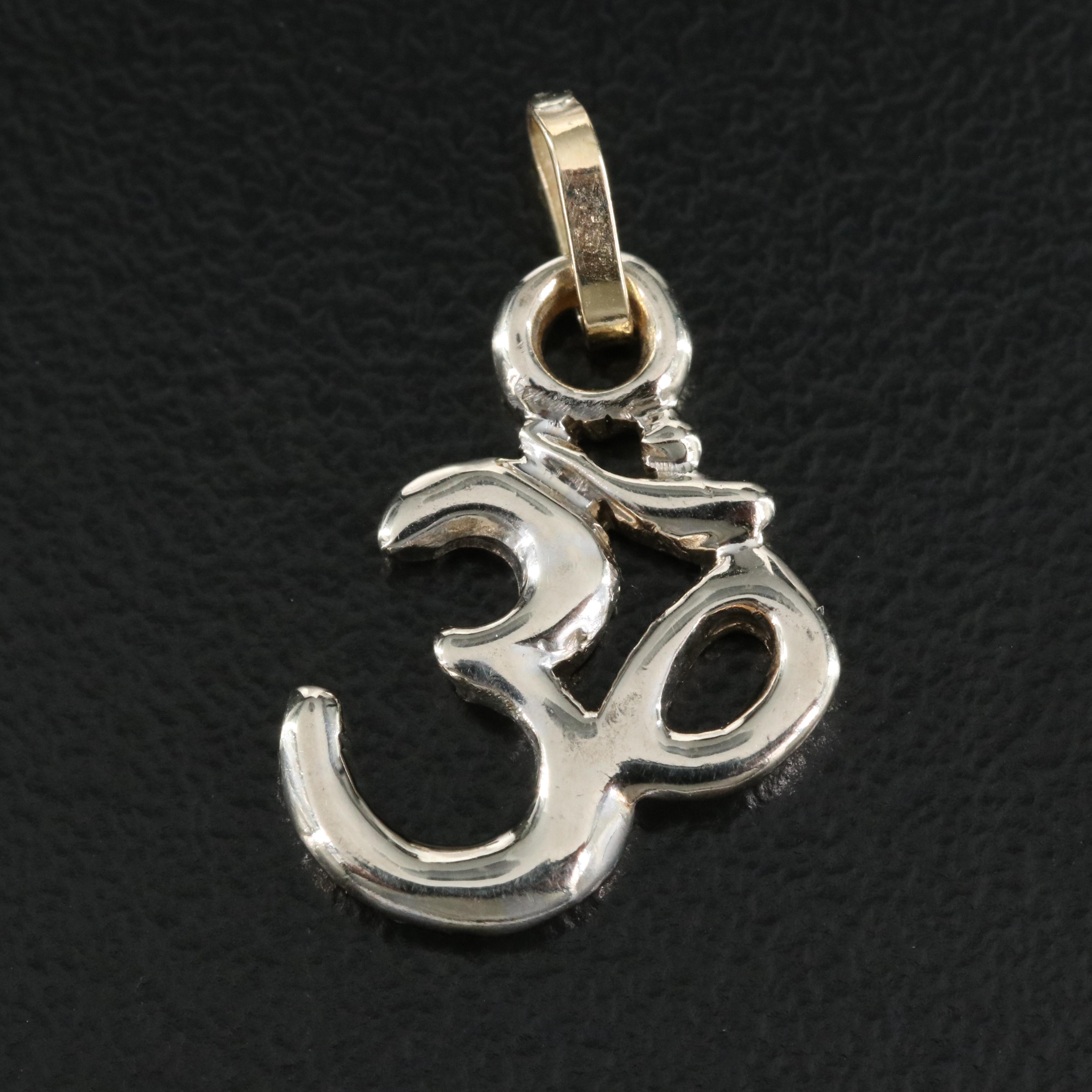 Hindu 14K Ohm Pendant