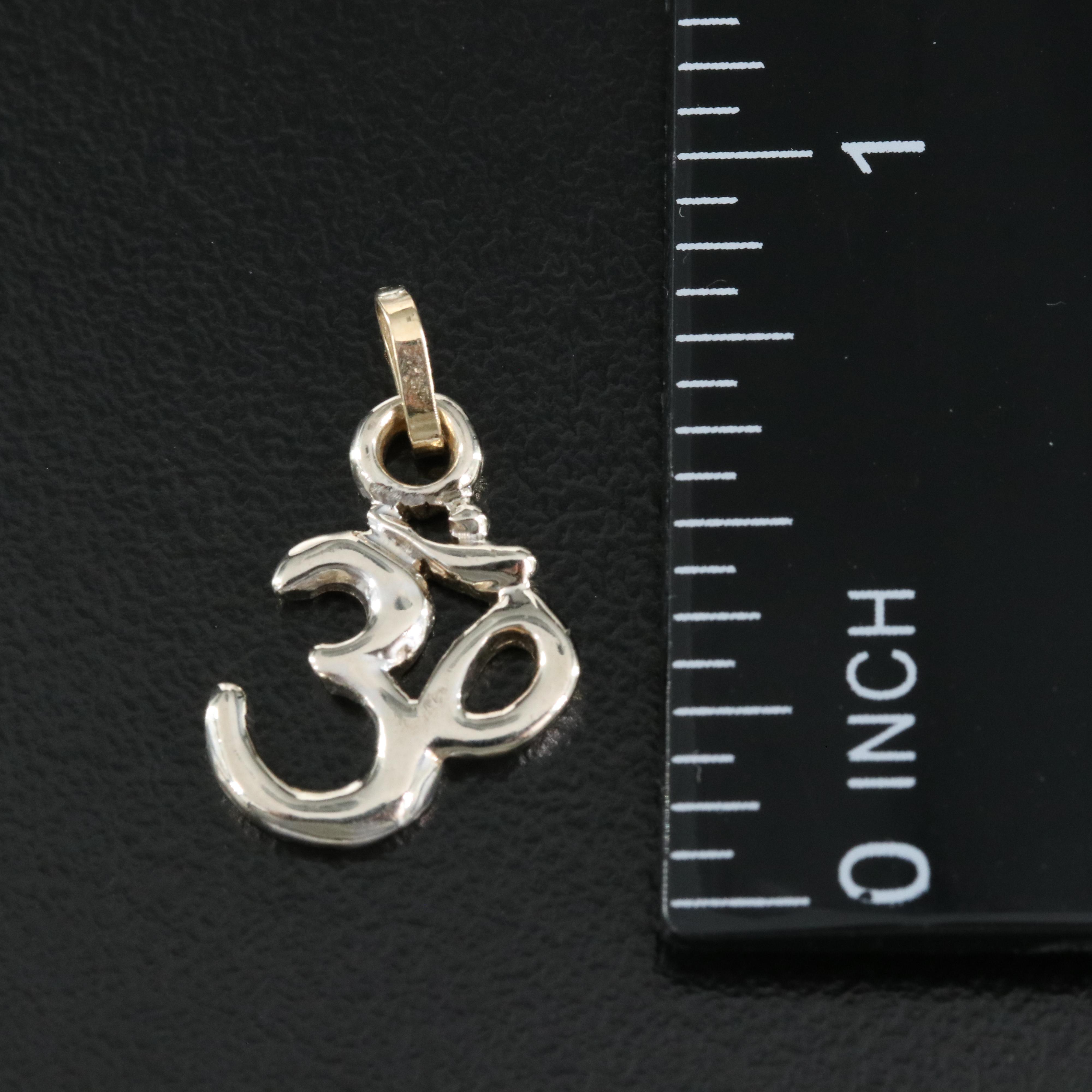 Hindu 14K Ohm Pendant