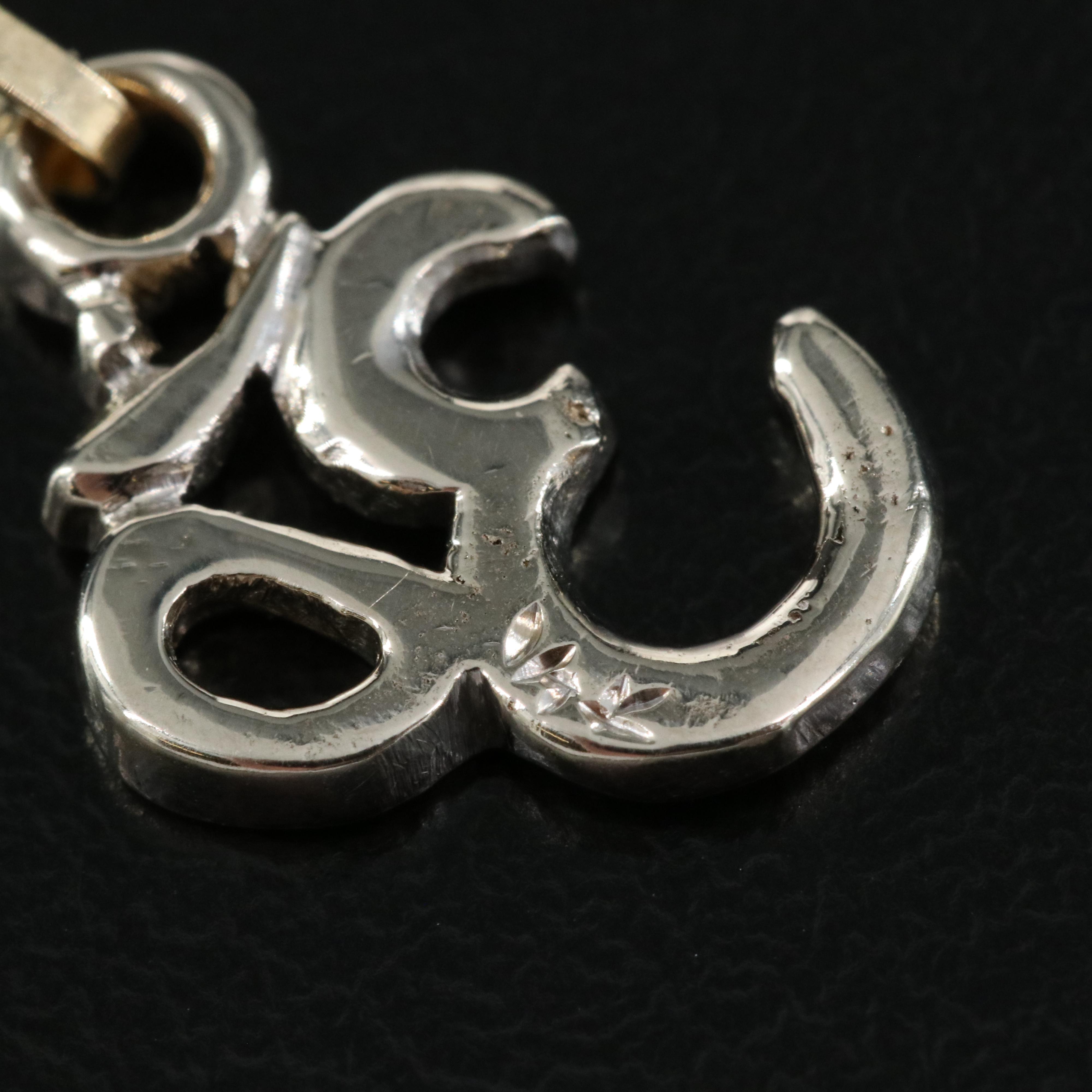 Hindu 14K Ohm Pendant