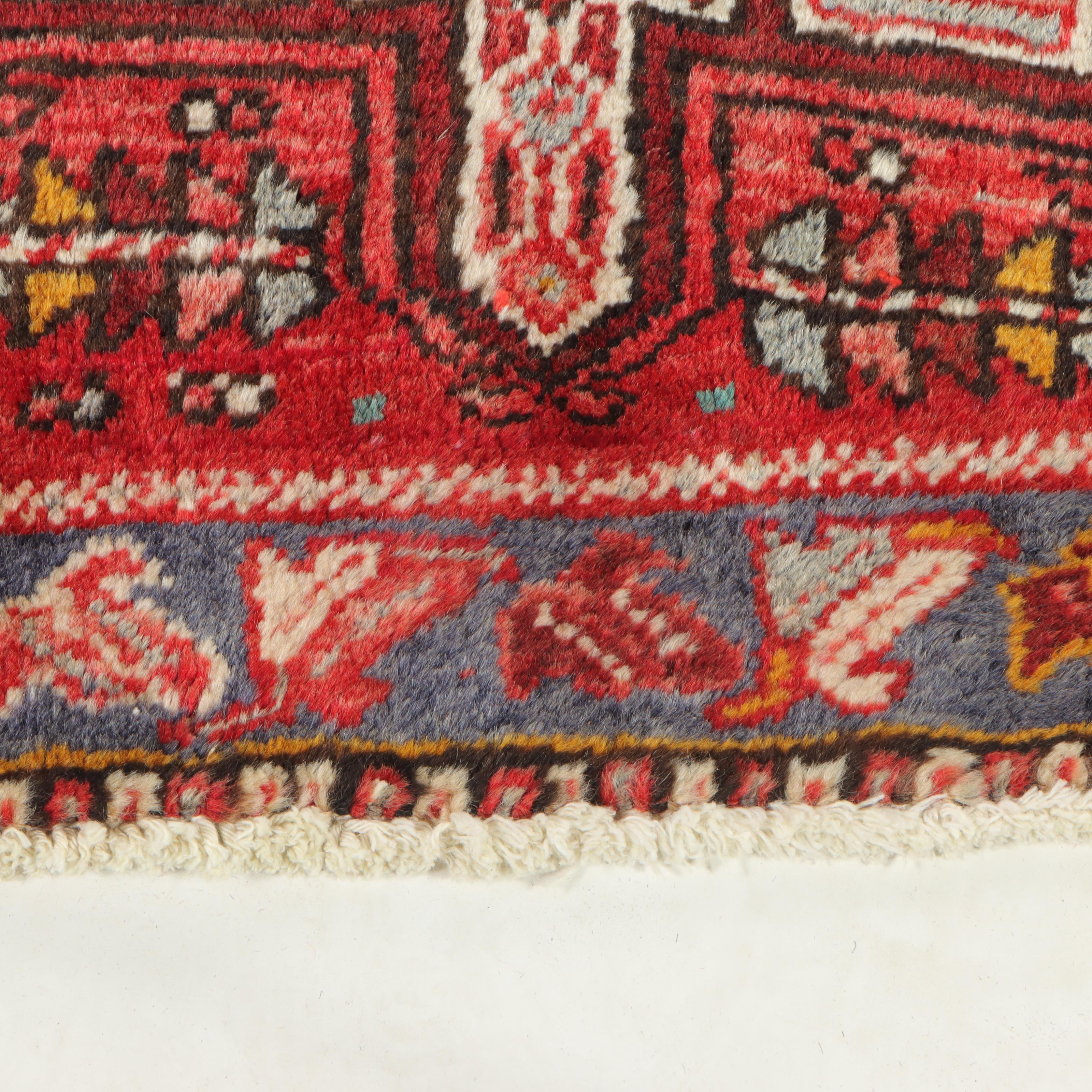 2'9 x 9'5 Hand-Knotted Persian Karaja Carpet Runner