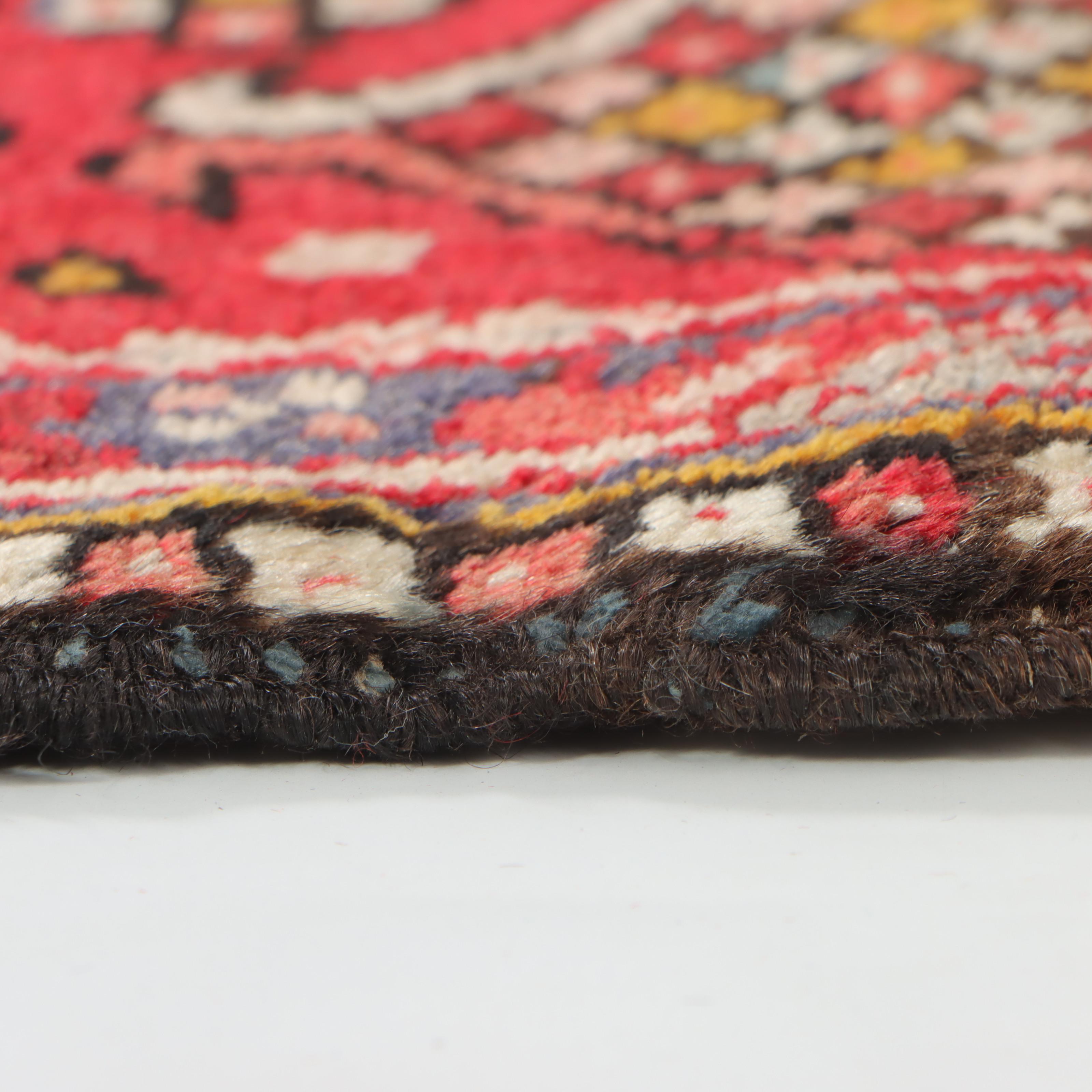 2'9 x 9'5 Hand-Knotted Persian Karaja Carpet Runner