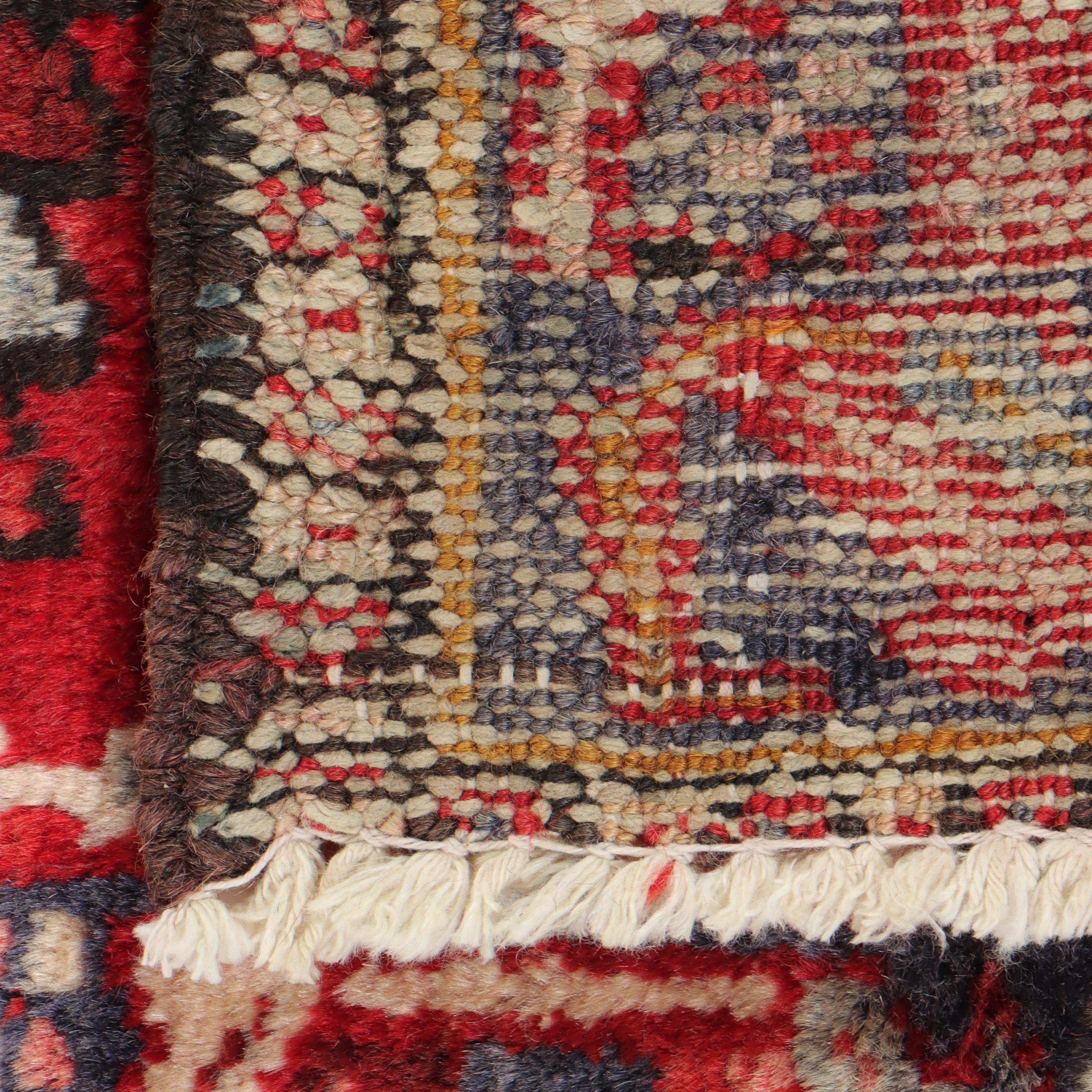 2'9 x 9'5 Hand-Knotted Persian Karaja Carpet Runner