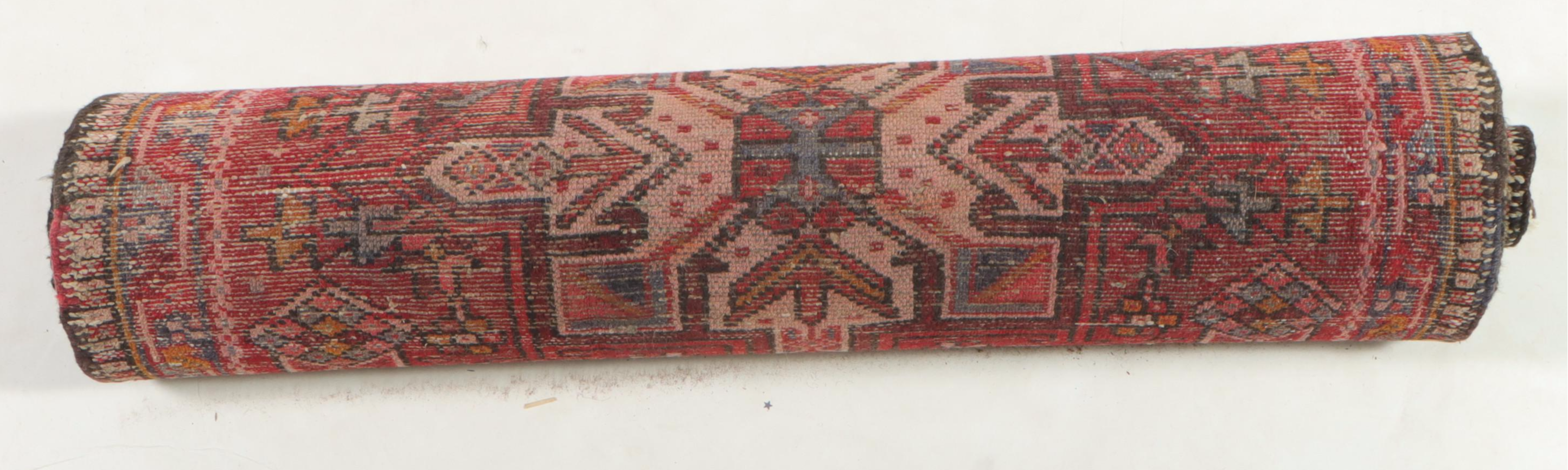2'9 x 9'5 Hand-Knotted Persian Karaja Carpet Runner