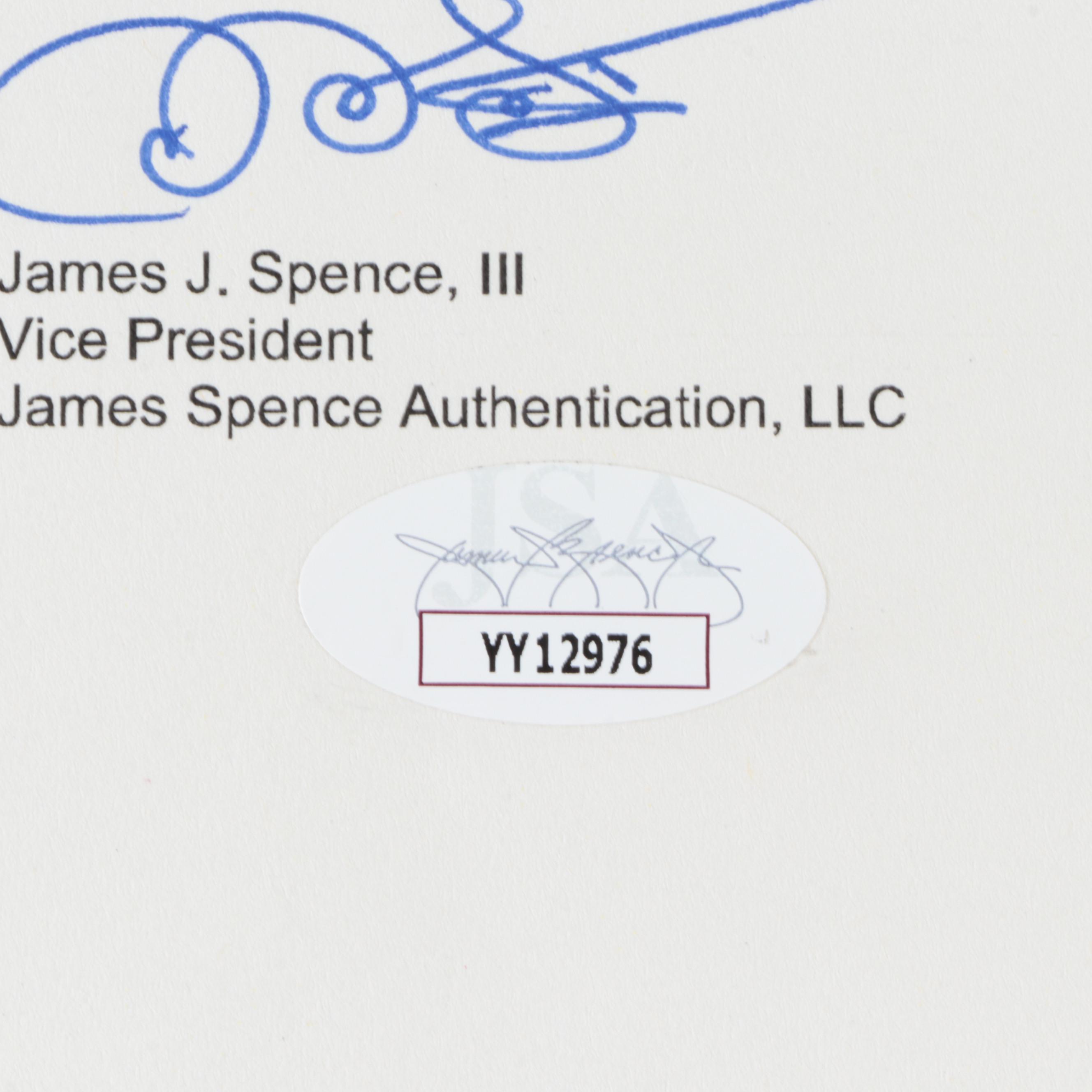 Michael Jordan, Scottie Pippen and Ron Harper Signed Bulls Game Basketball