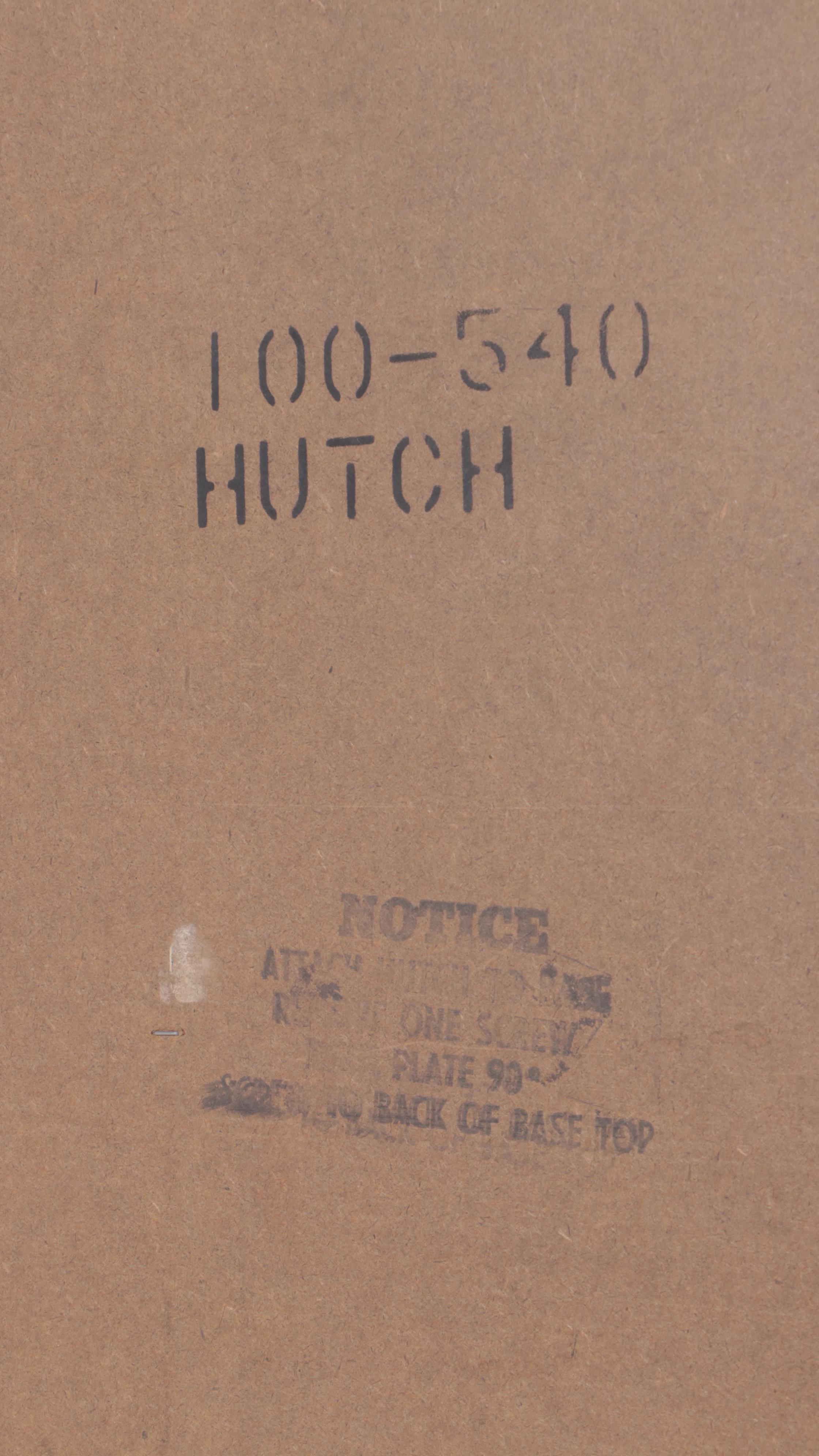 Dixie Furniture Oak Bookcase-on-Cabinet, Late 20th Century