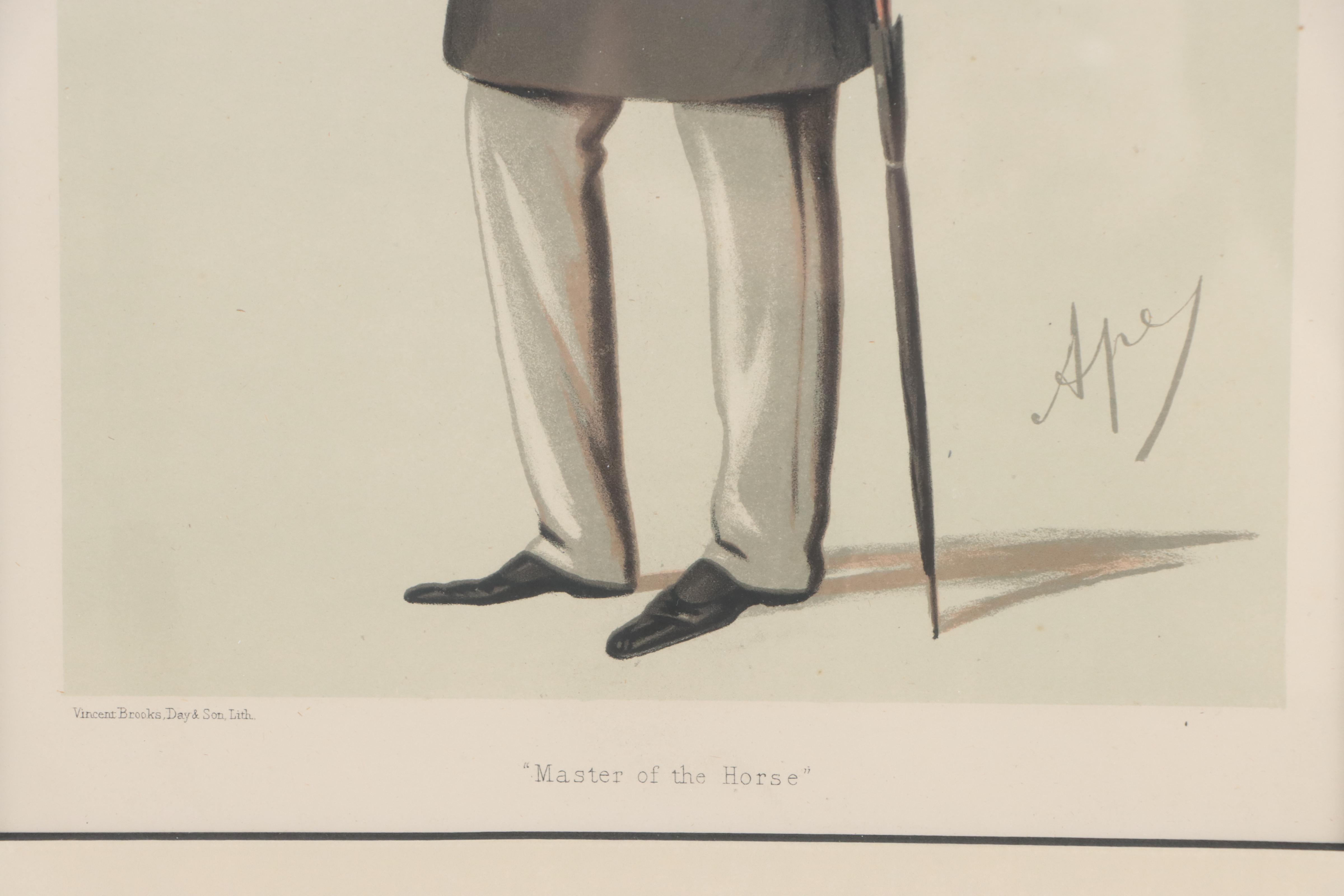 Leslie Ward "Spy" Chromolithograph "Master of the Horse," 1874