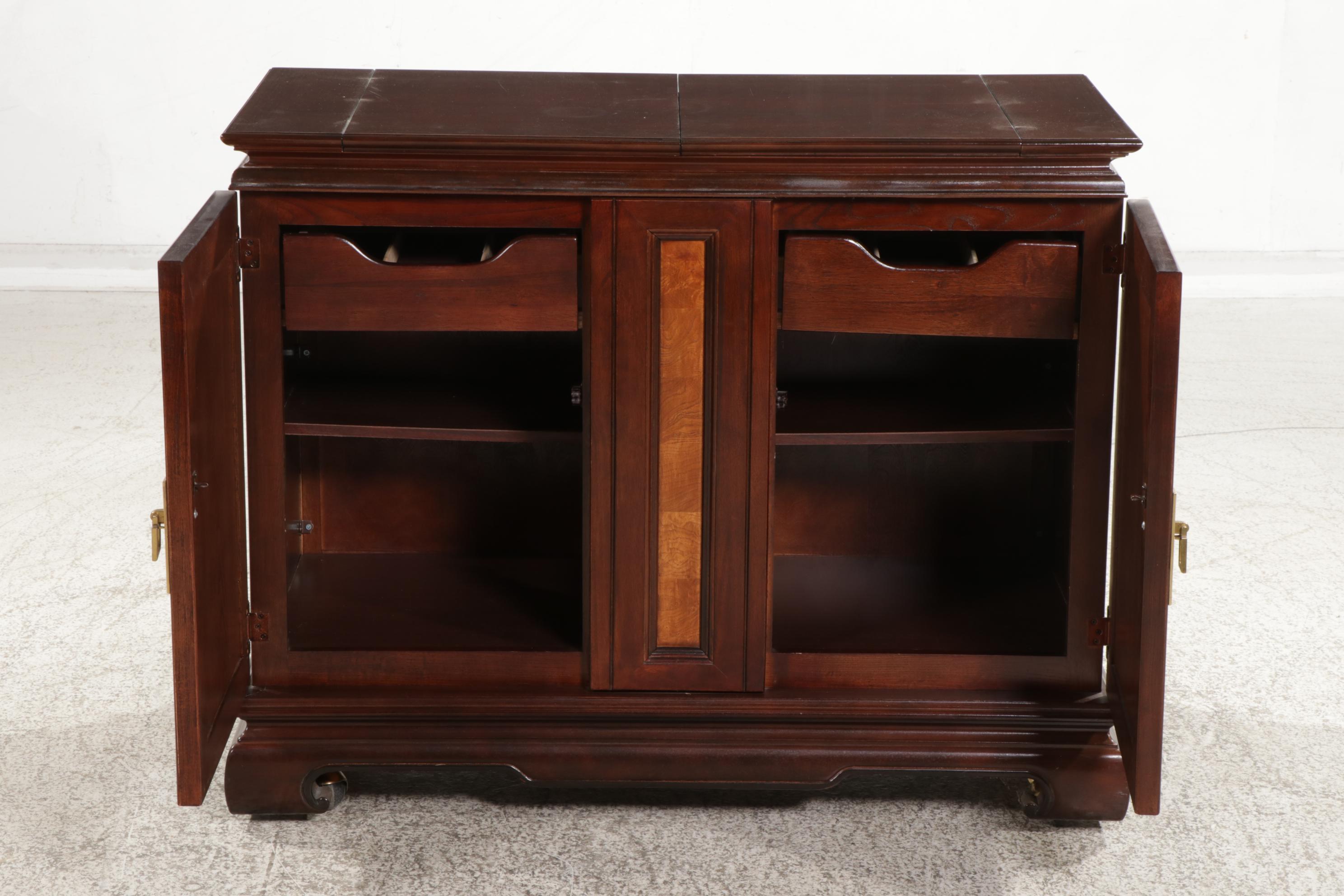 Universal Furniture Imperial Dynasty Chinese Style Flip Top Server