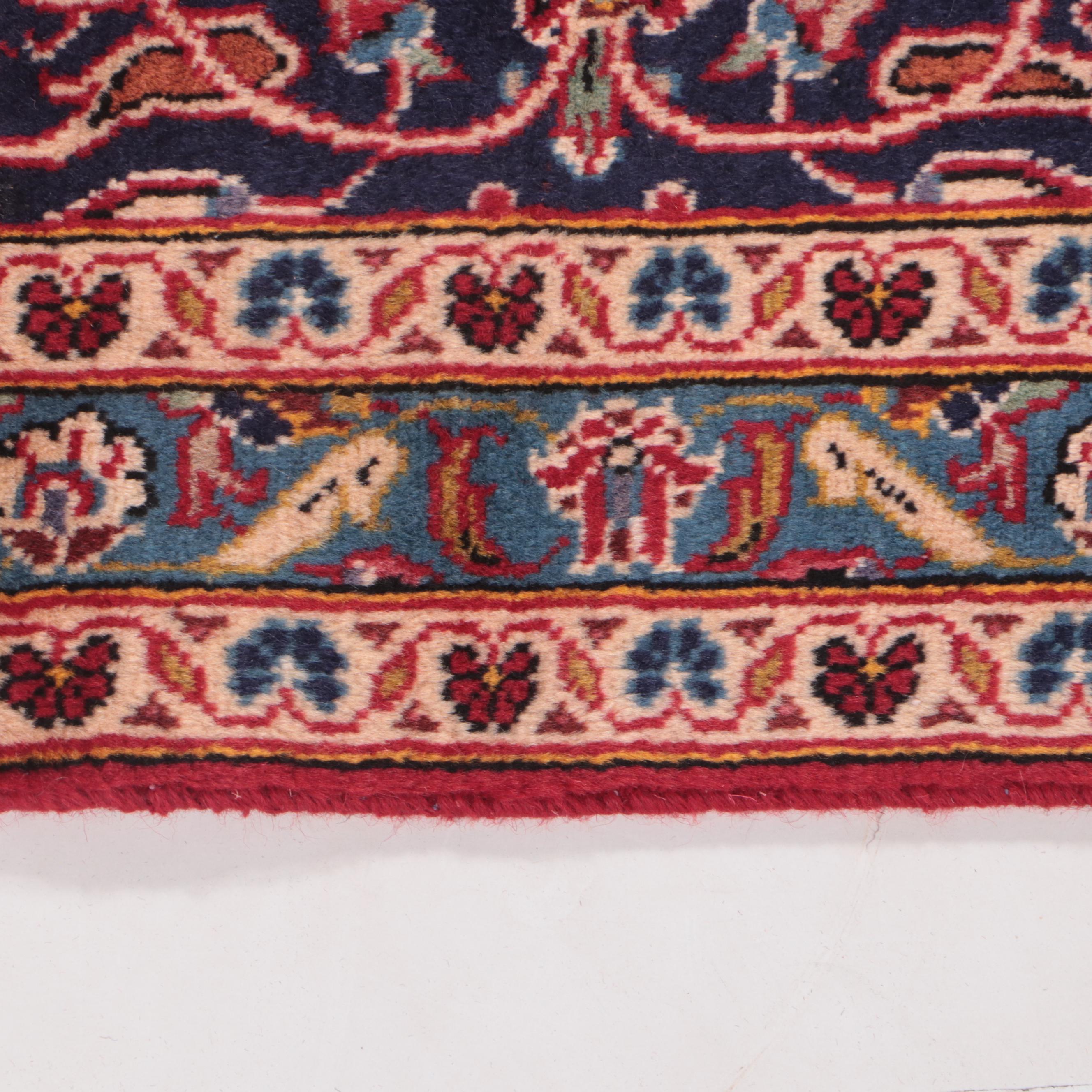 8'1 x 12'7 Hand-Knotted Persian Mashad Area Rug