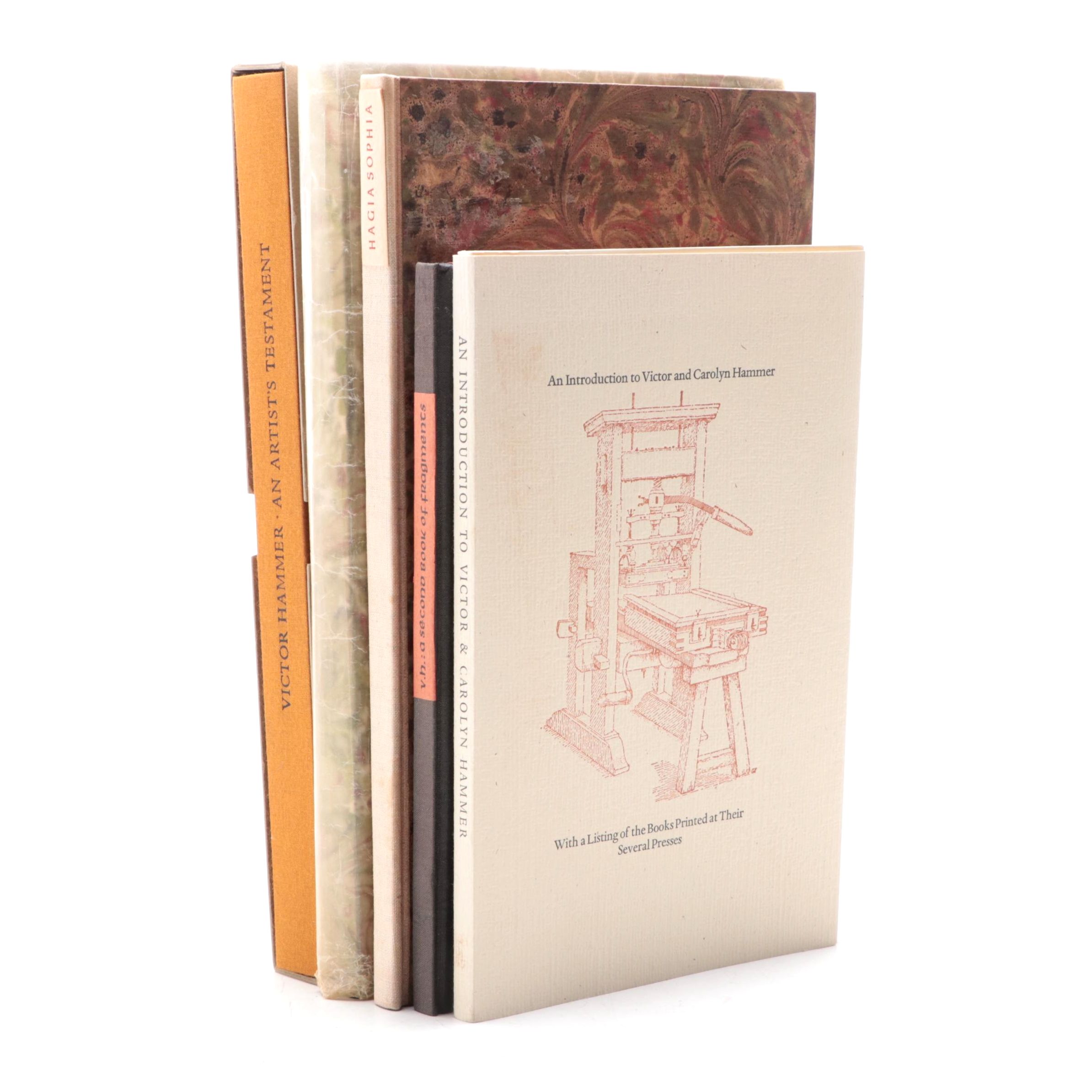 Handbound "Victor Hammer's Engravings and Woodcuts" and More Books