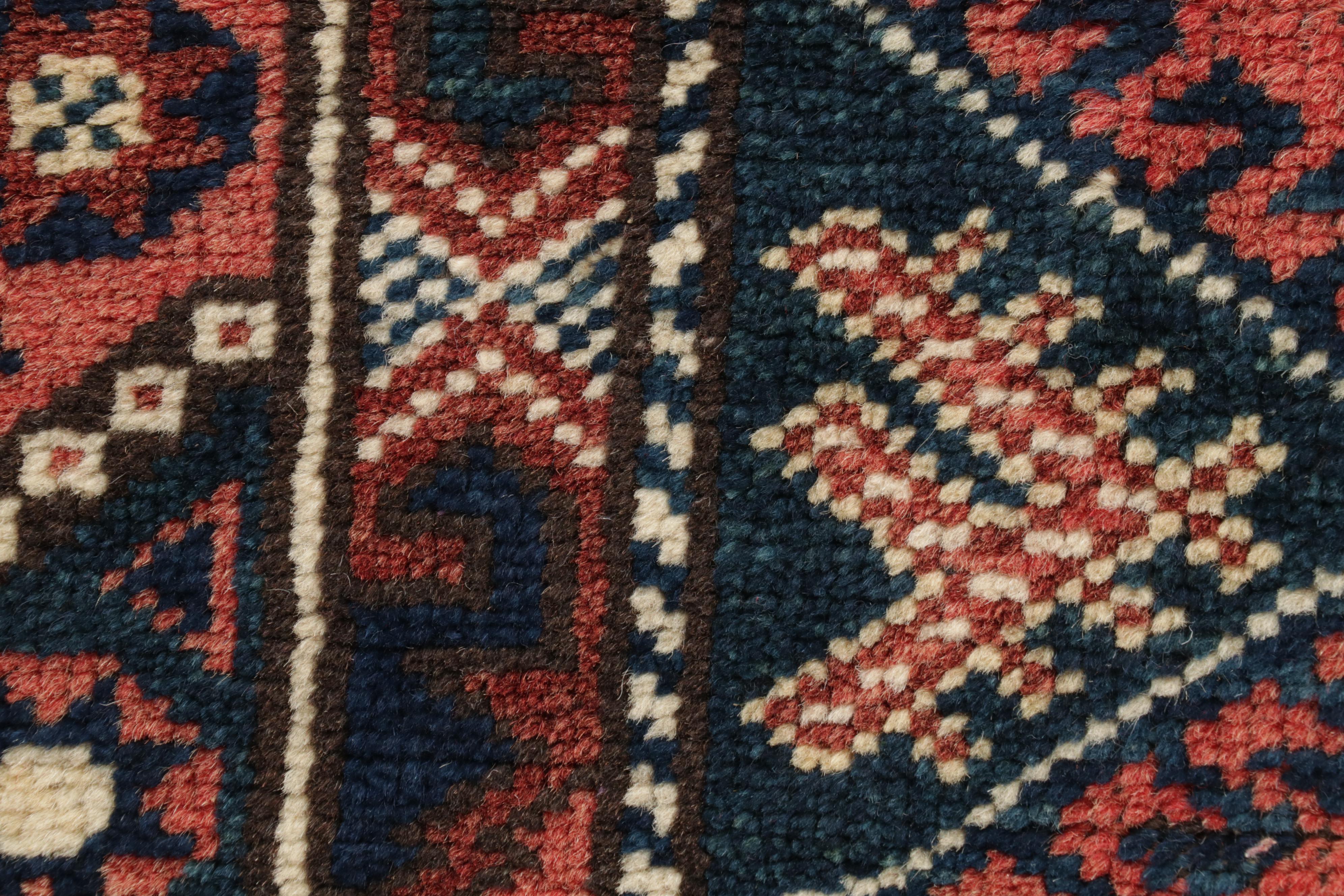 2'9 x 4'3 Hand-Knotted Turkish Kurdish Village Accent Rug, 1990s