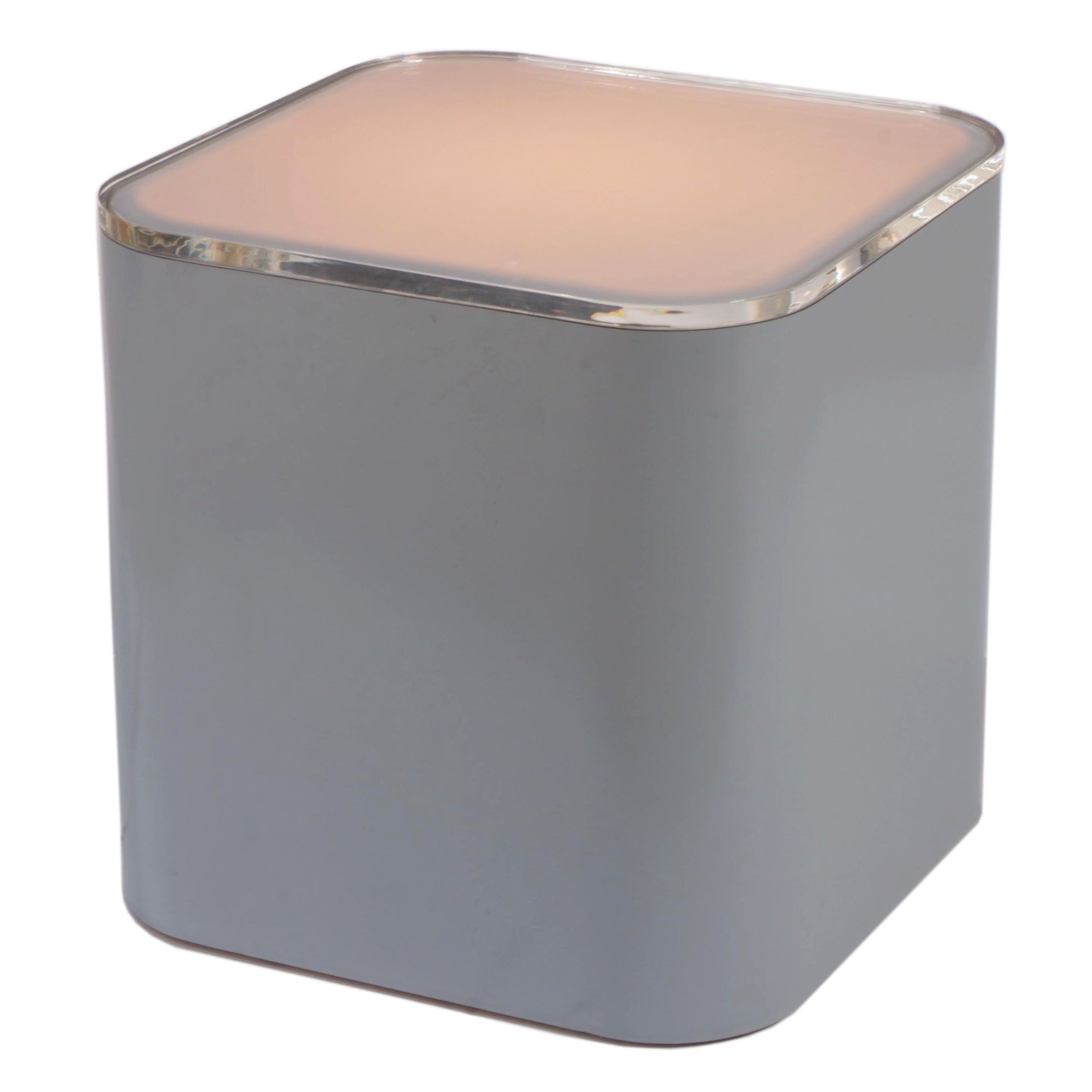 Post Modernist Laminate and Acrylic Illuminated Pedestal, Late 20th Century