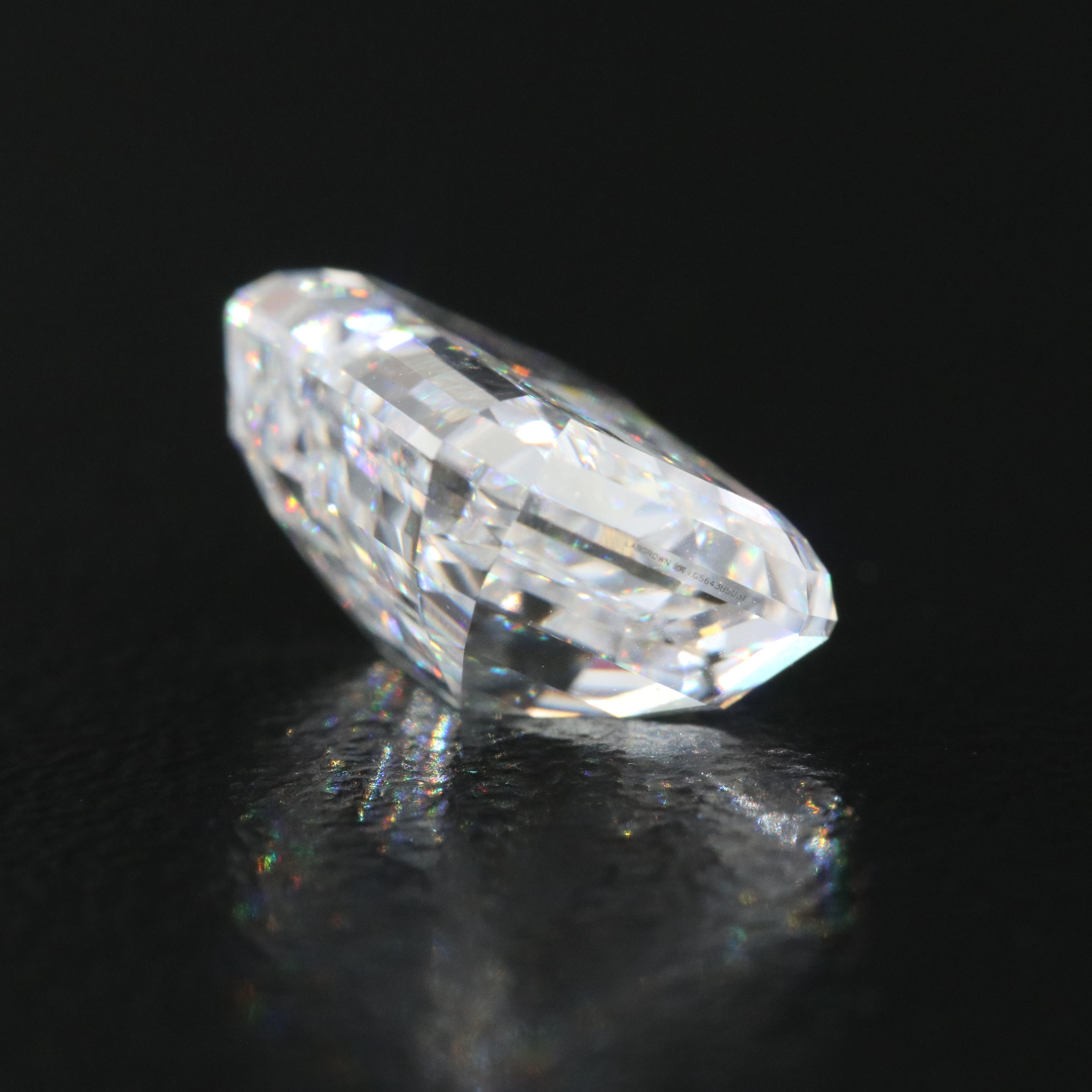 Loose 4.09 CT Lab Grown Diamond with IGI Report
