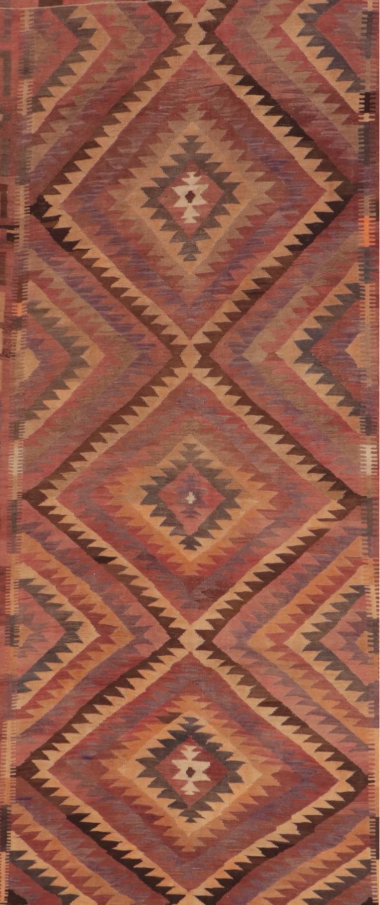 7'8 x 13'2 Handwoven Pakistani Kilim Area Rug