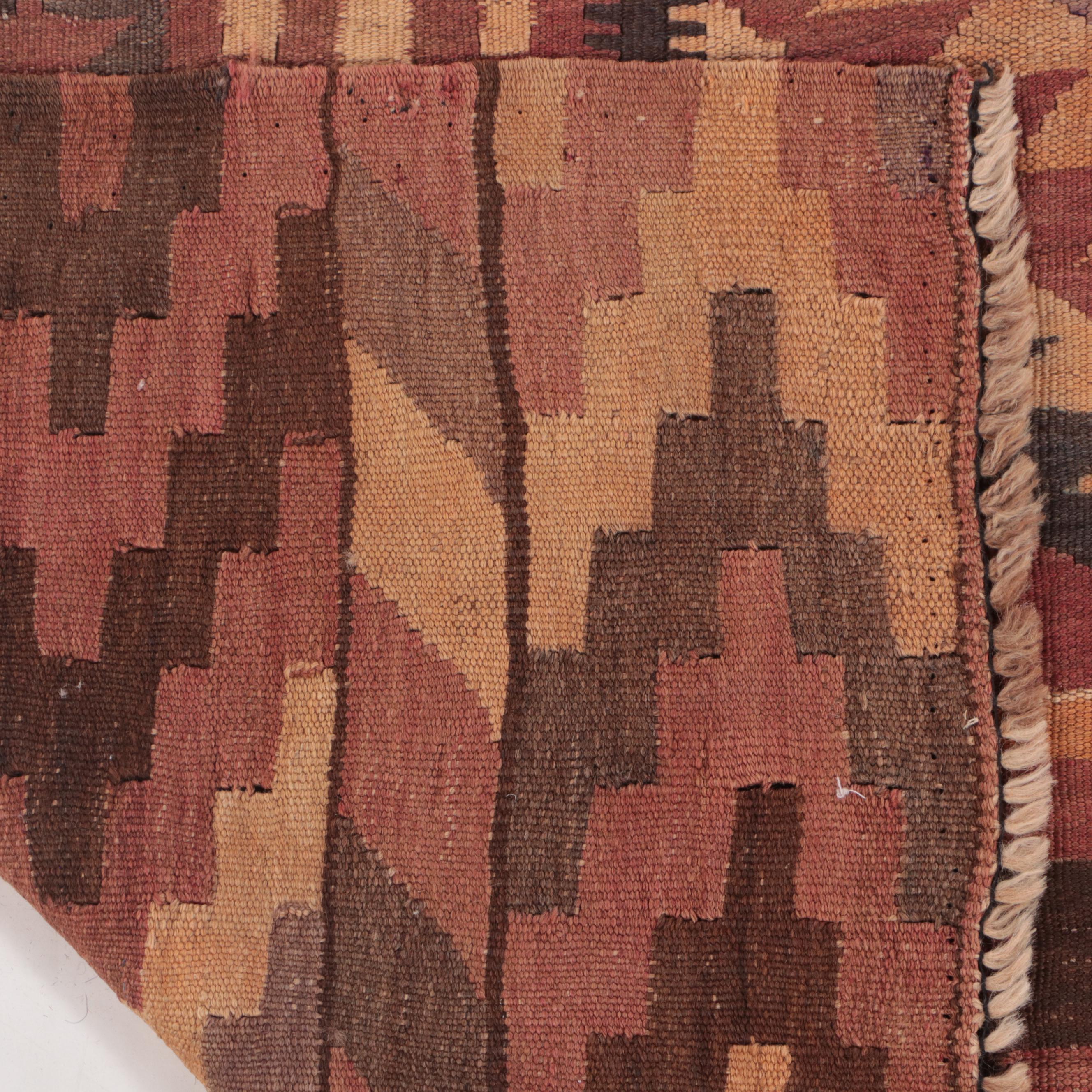 7'8 x 13'2 Handwoven Pakistani Kilim Area Rug