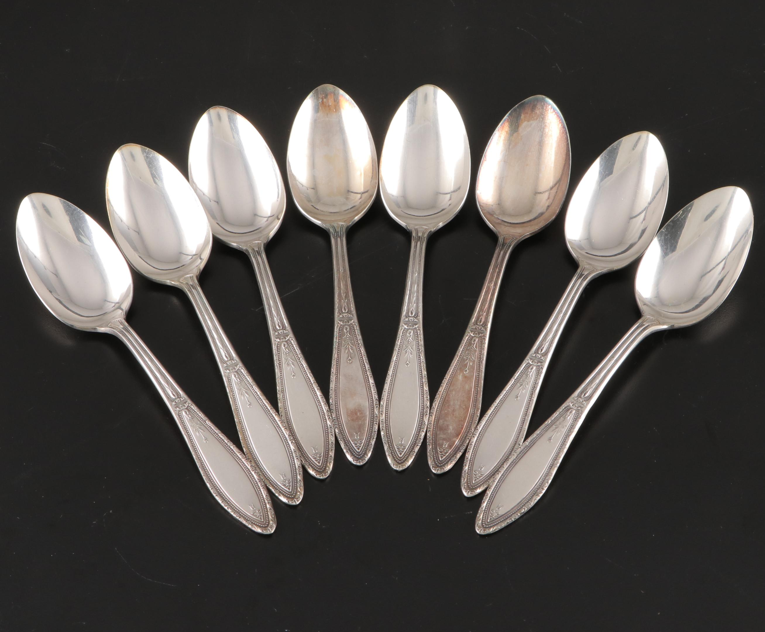 Wm. Rogers "Mystic-Coronet" Silver Plate Flatware, Mid-20th Century