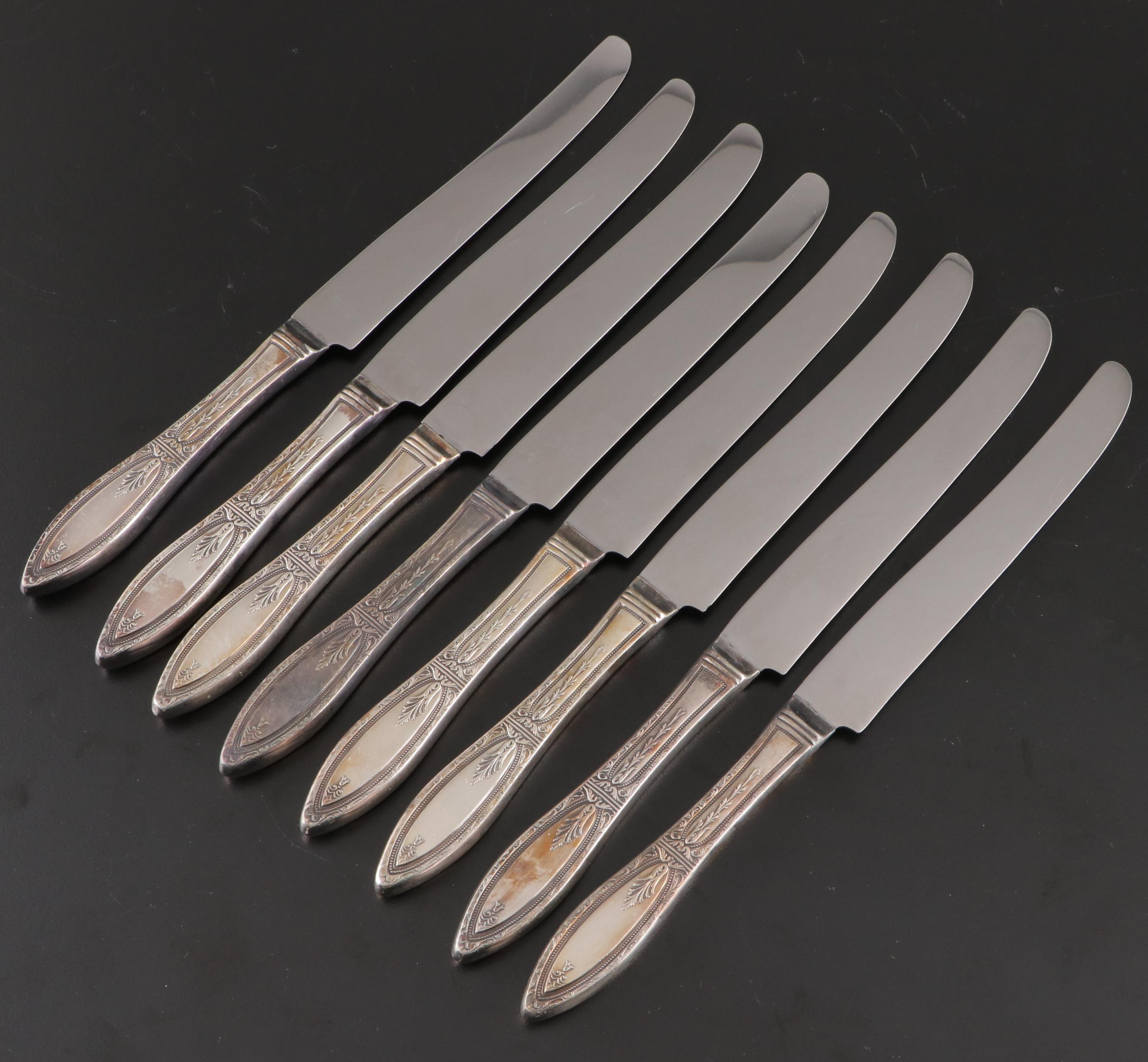 Wm. Rogers "Mystic-Coronet" Silver Plate Flatware, Mid-20th Century