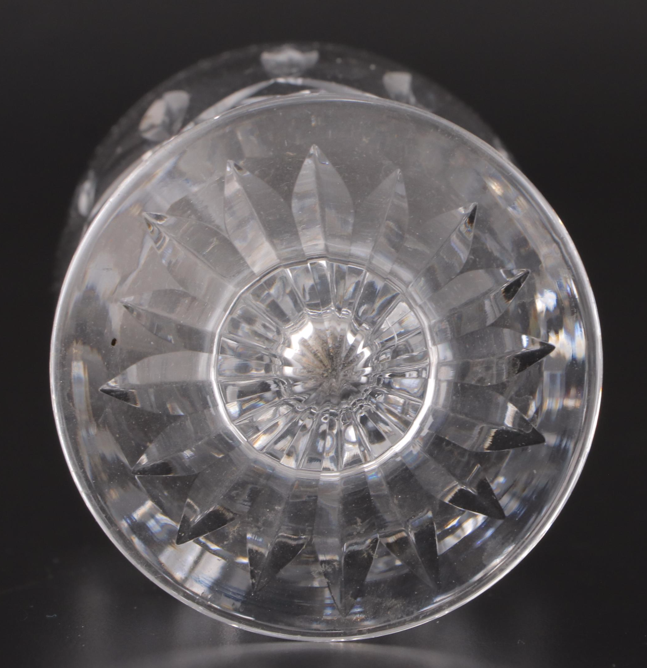 Waterford Crystal "Lismore" Iced Tea Glasses, Mid to Late 20th Century