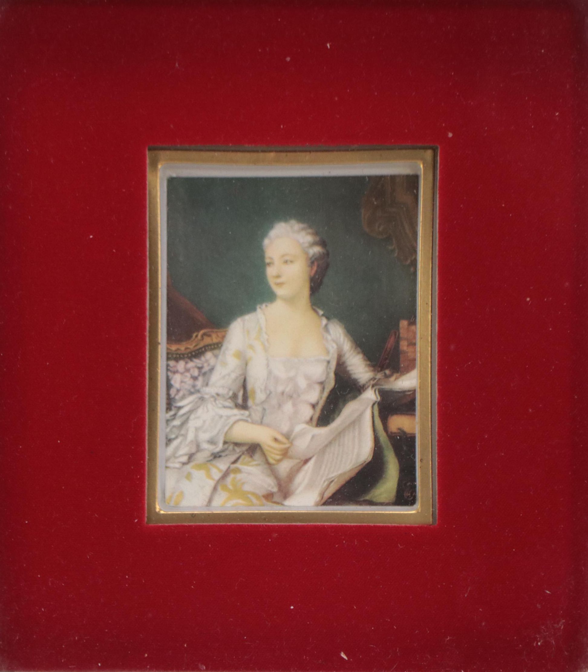 Offset Lithograph of Madame de Pompadour