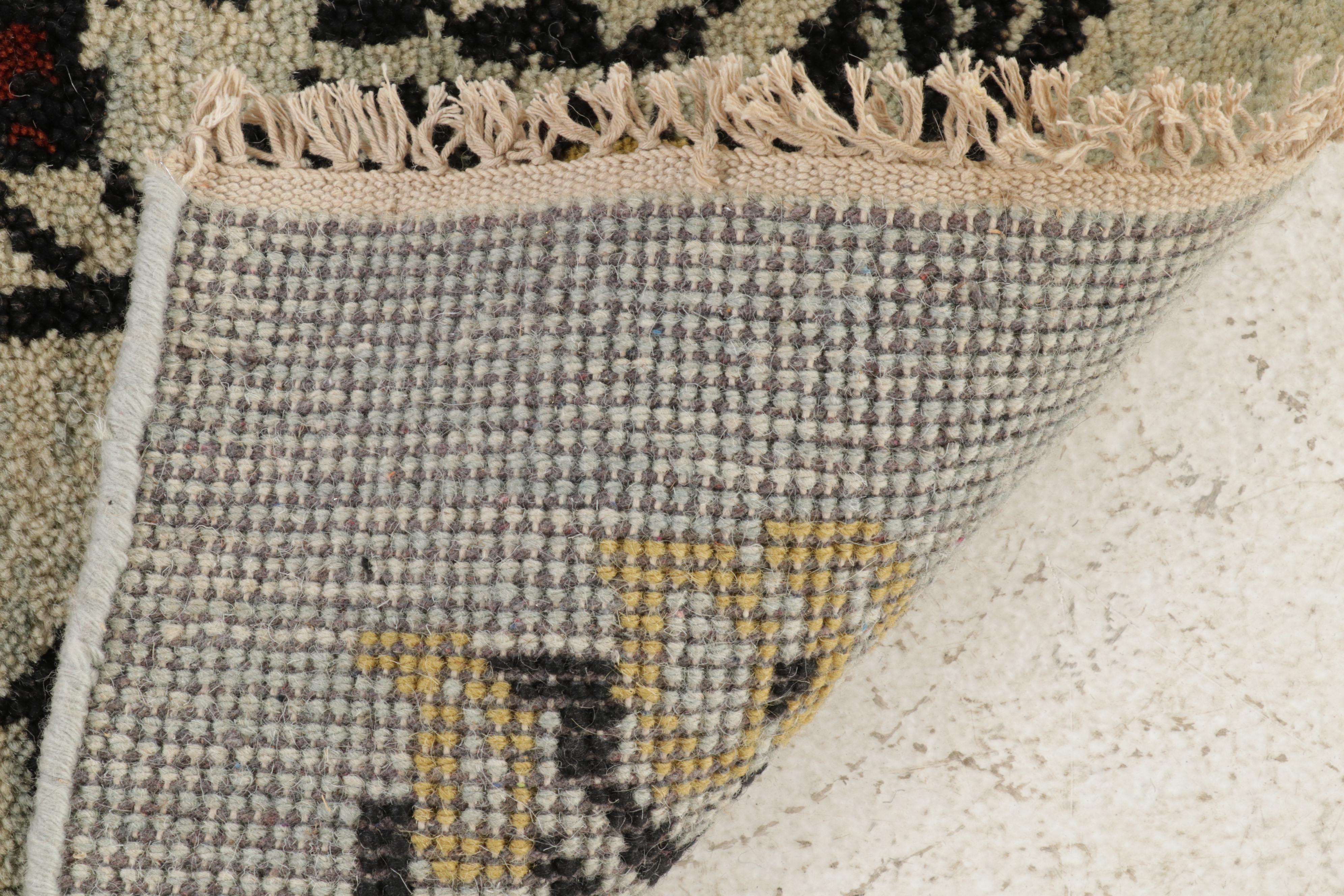 3'11 x 6'1 Hand-Knotted Nepalese Pictorial Tiger Area Rug