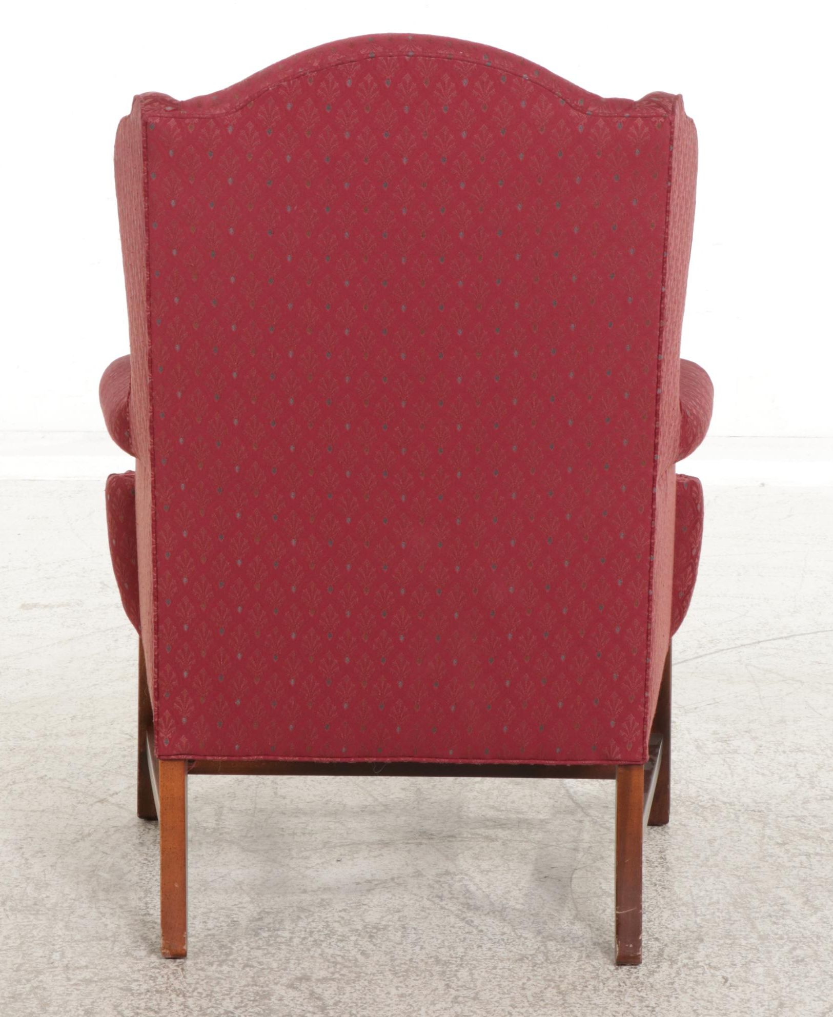 Sherrill Georgian Style Wingback Armchair, Late 20th Century