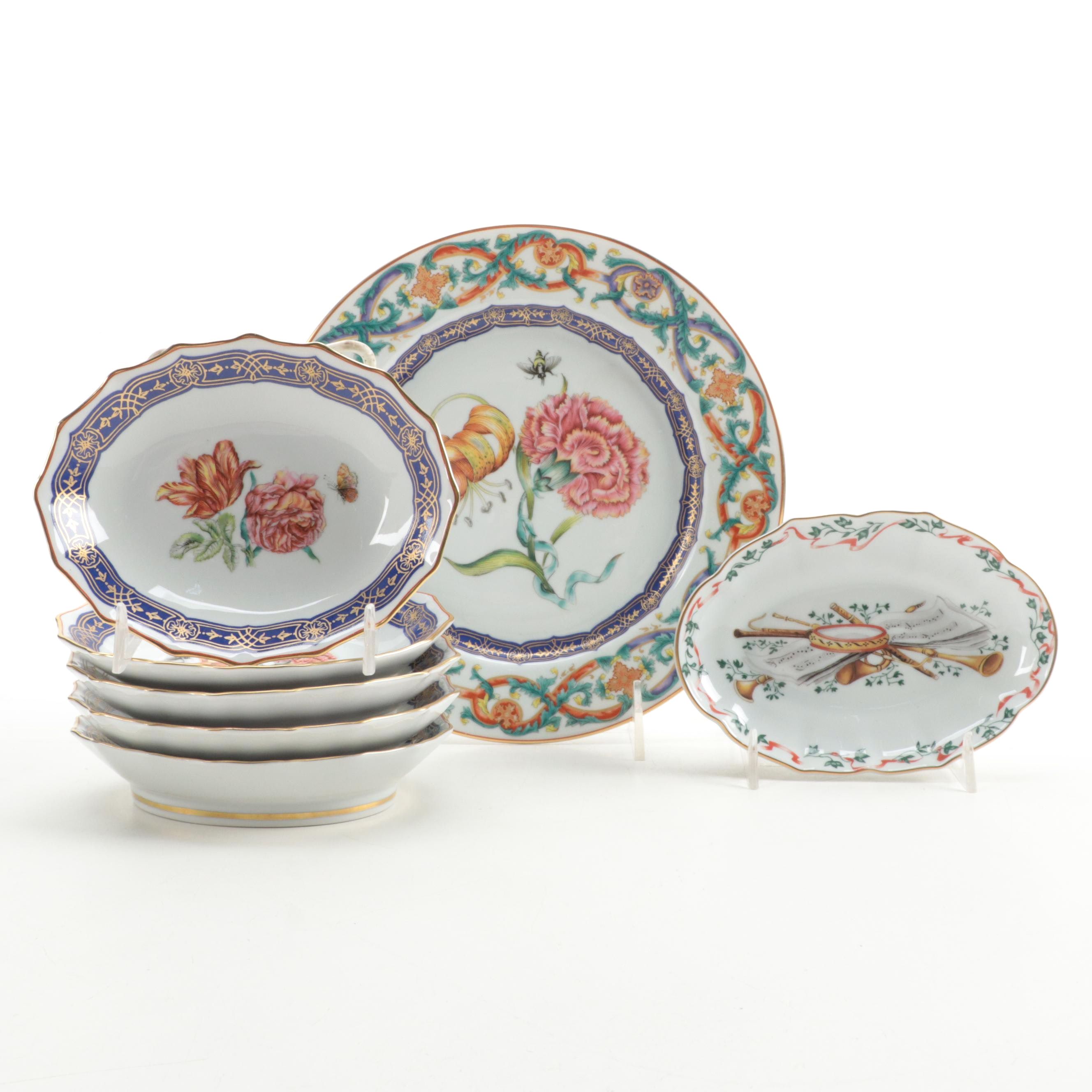 Mottahedeh "The Merian Service" with Winterthur "Fanfare" Tableware