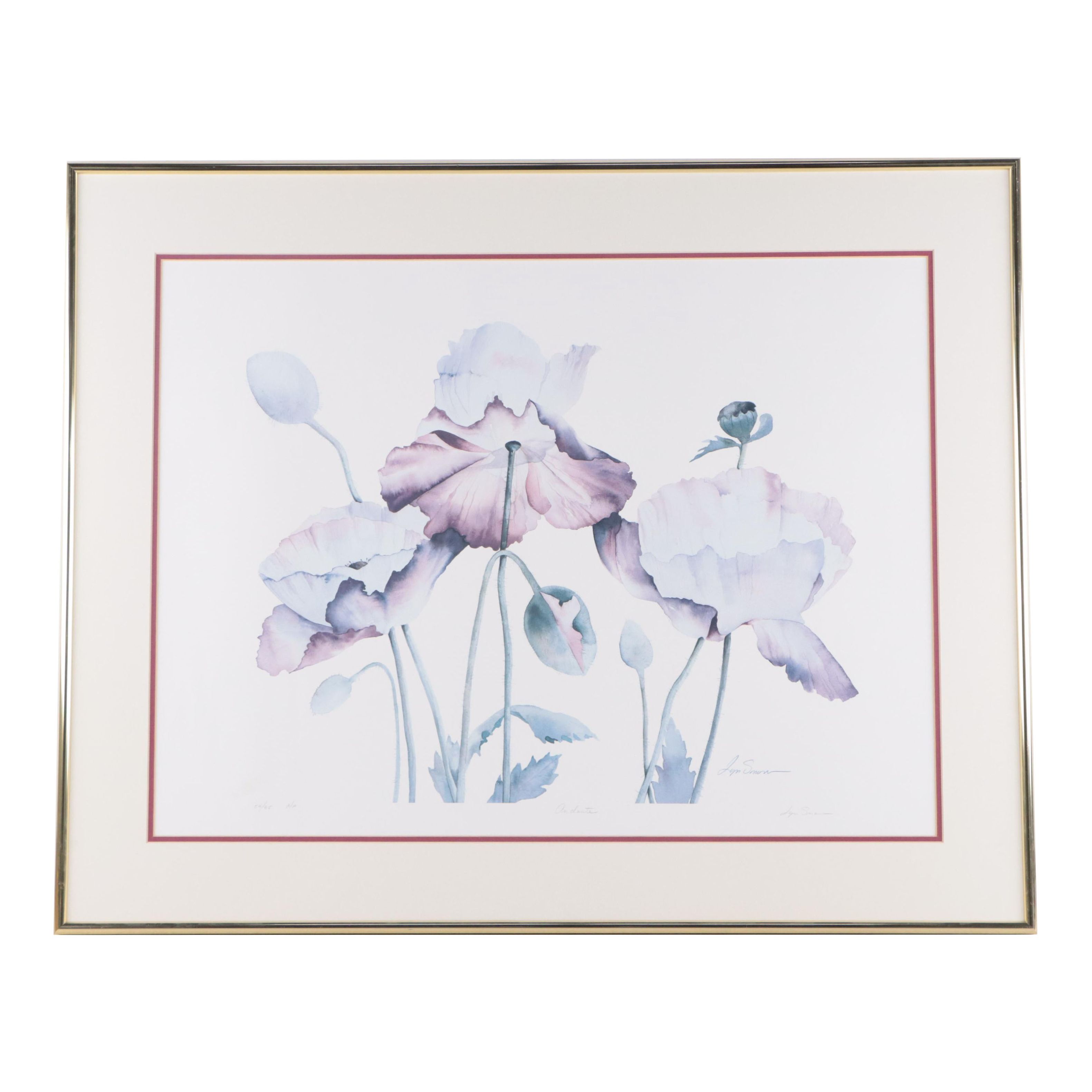 Lyn Snow Offset Lithograph "Andante," Late 20th Century