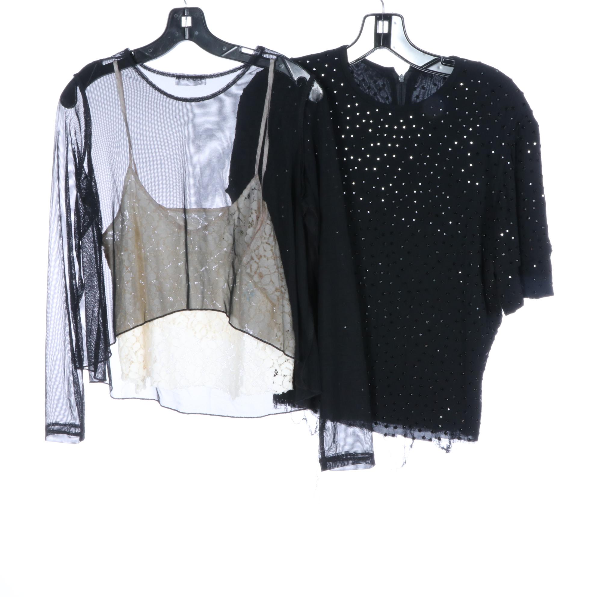 Maiyet Blouse, Vilagallo Velvet Top, Gathered Top, Wool Skirt, and More