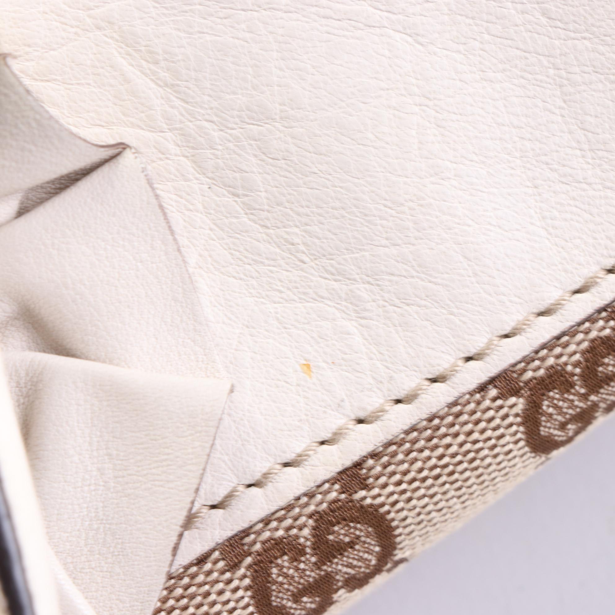 Gucci Trophy GG Canvas and Leather Tote