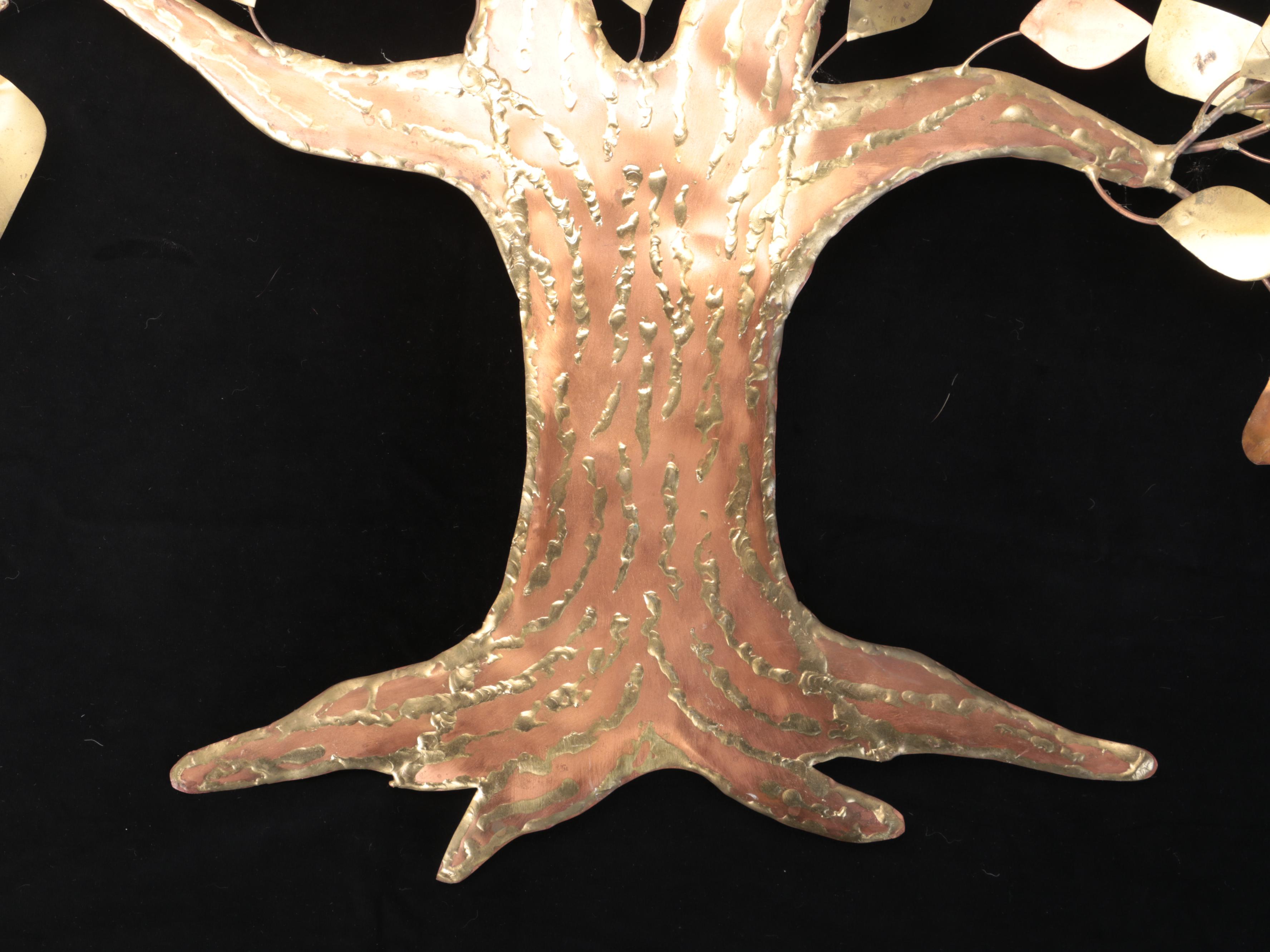 Brass Tree Wall Hanging