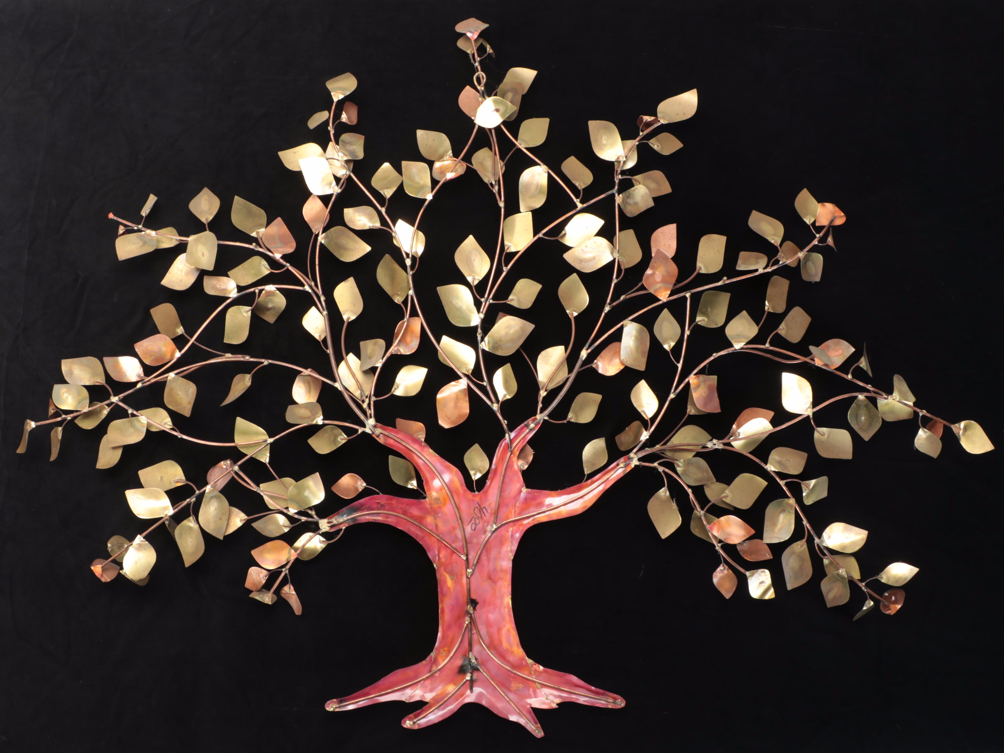 Brass Tree Wall Hanging