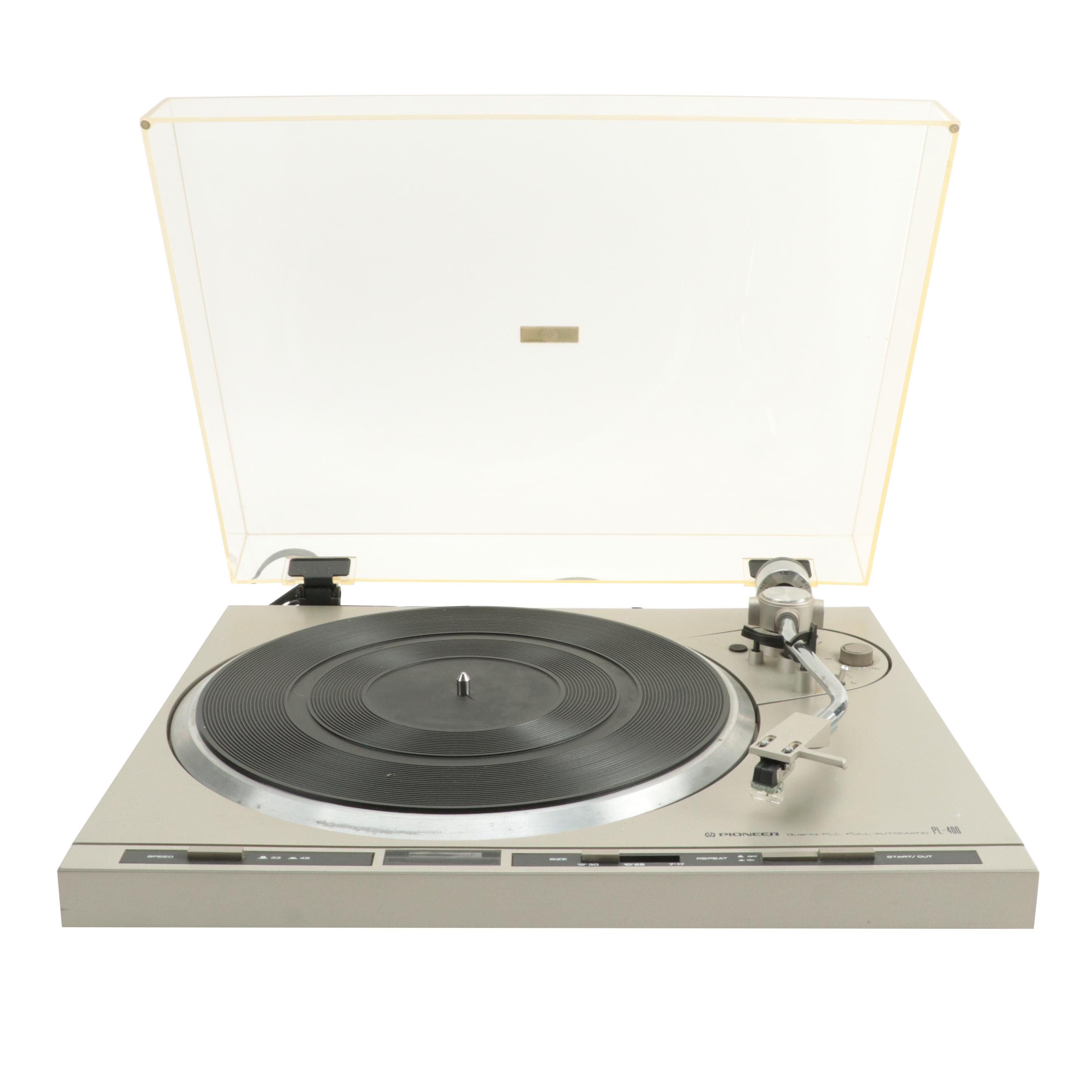 Pioneer Direct Drive PL-400 Turntable, Late 20th Century
