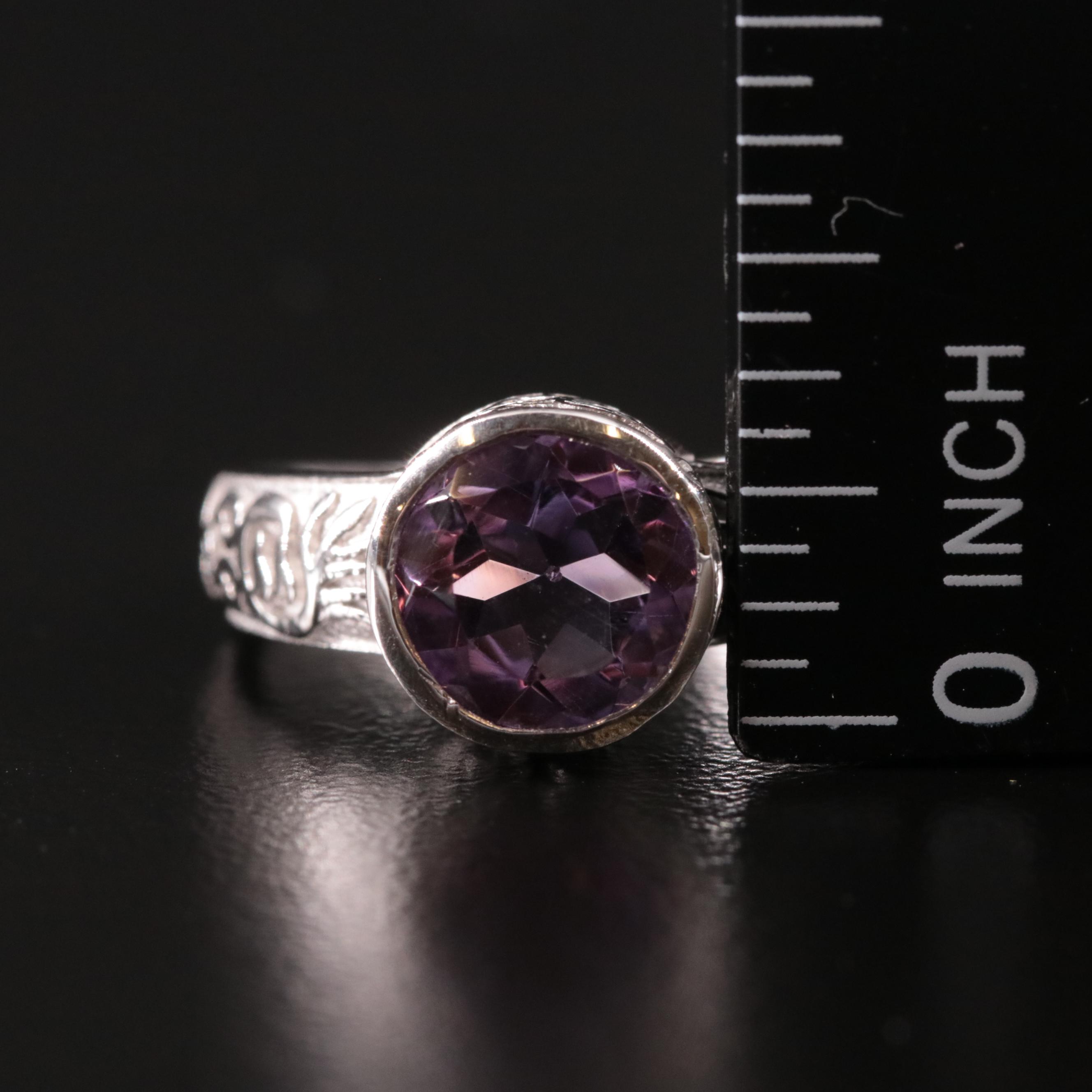 Sterling Amethyst Ring