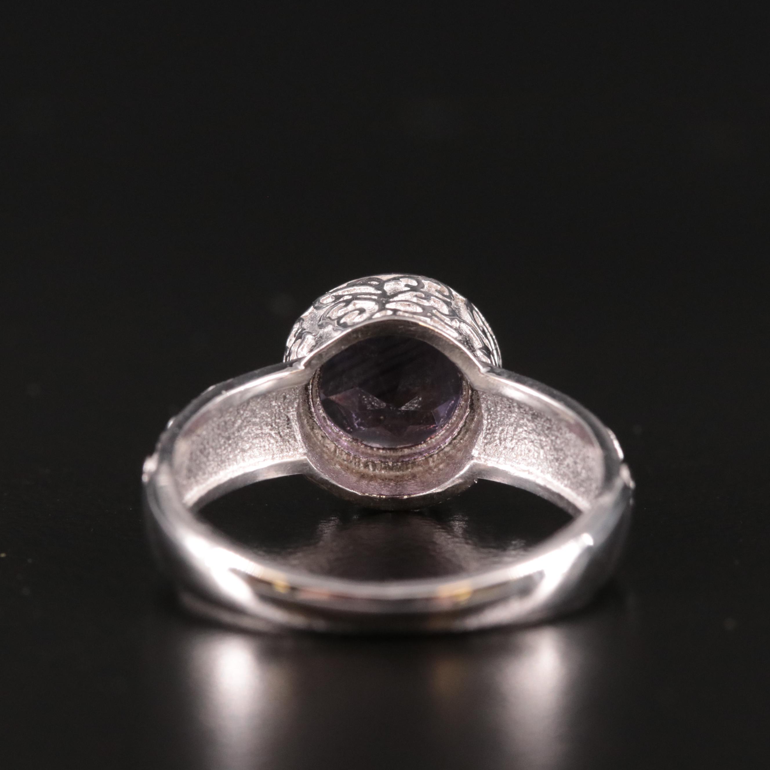 Sterling Amethyst Ring