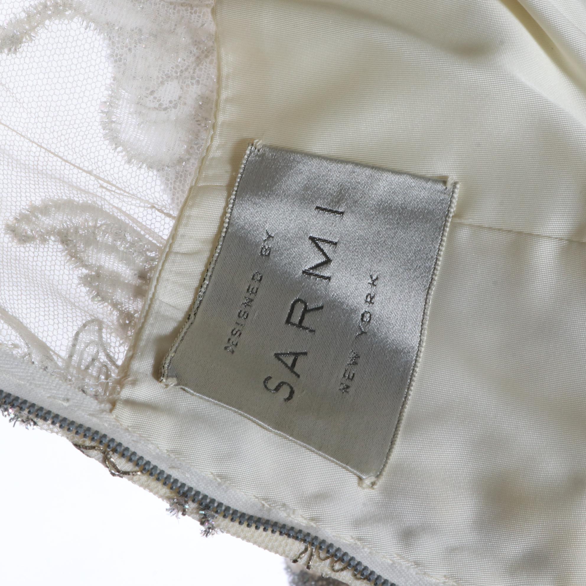 Sarmi New York Embroidered Tulle Long Dress and Beaded Shift, Circa Early 1960's