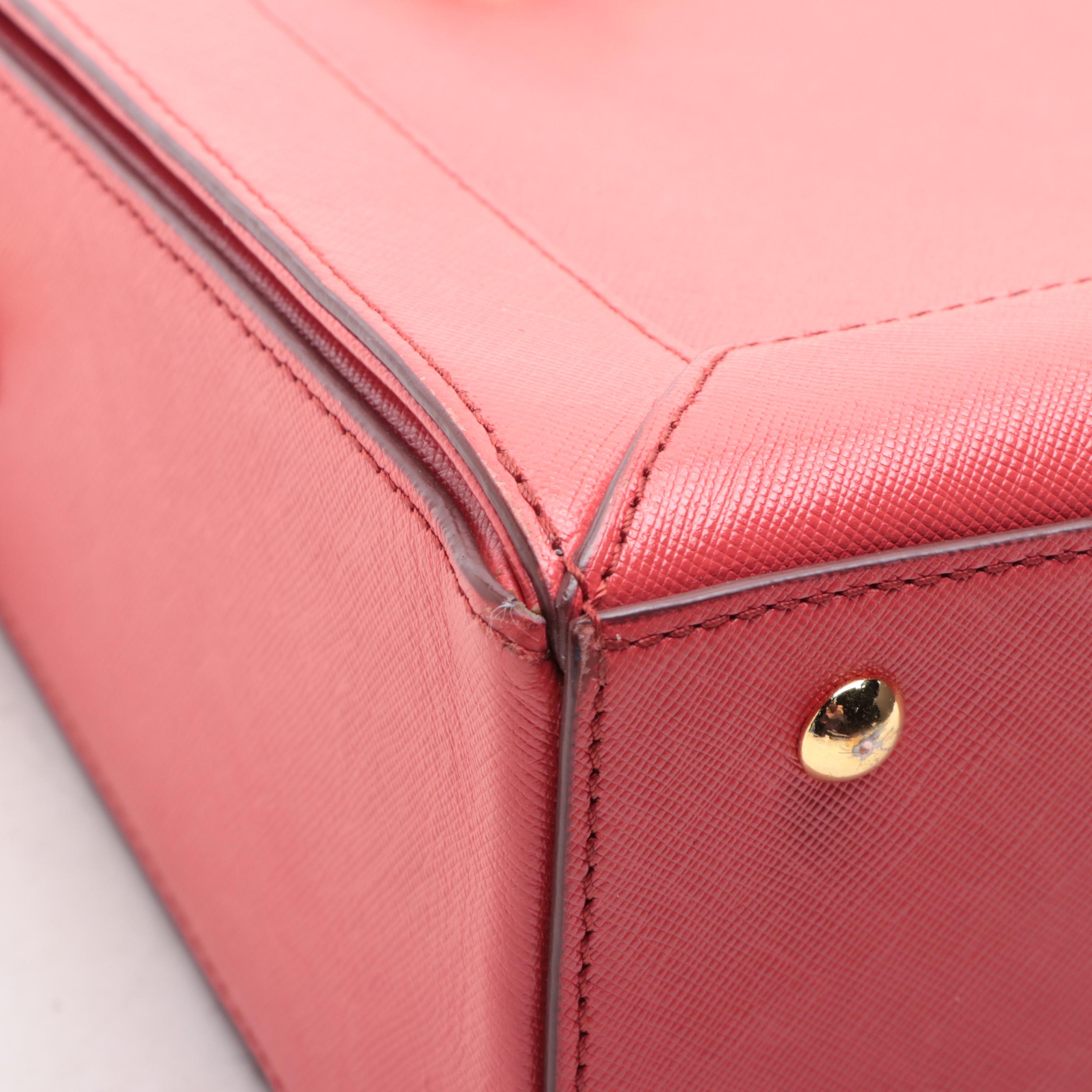 MCM Two-Way Satchel in Saffiano Leather