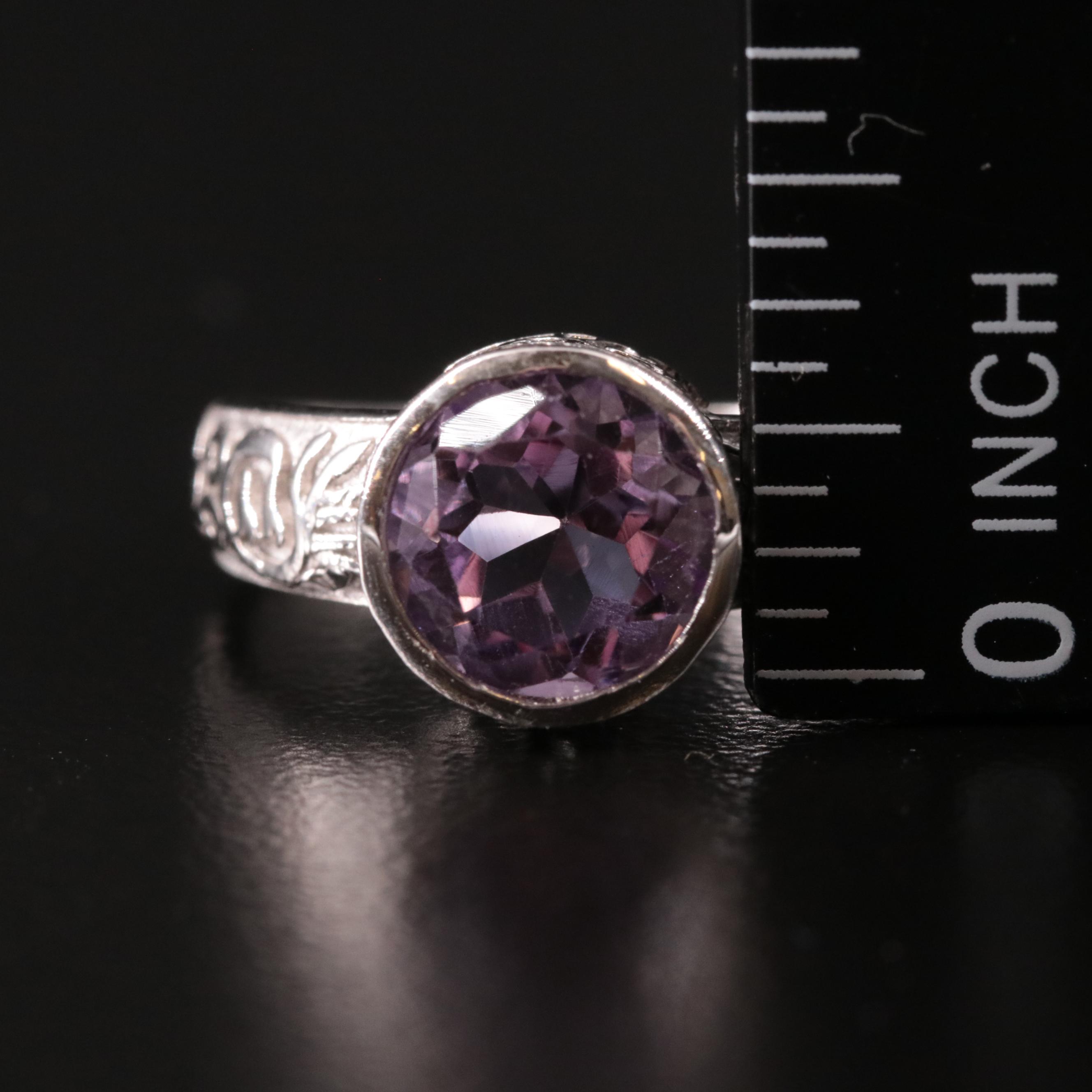 Sterling Amethyst Ring