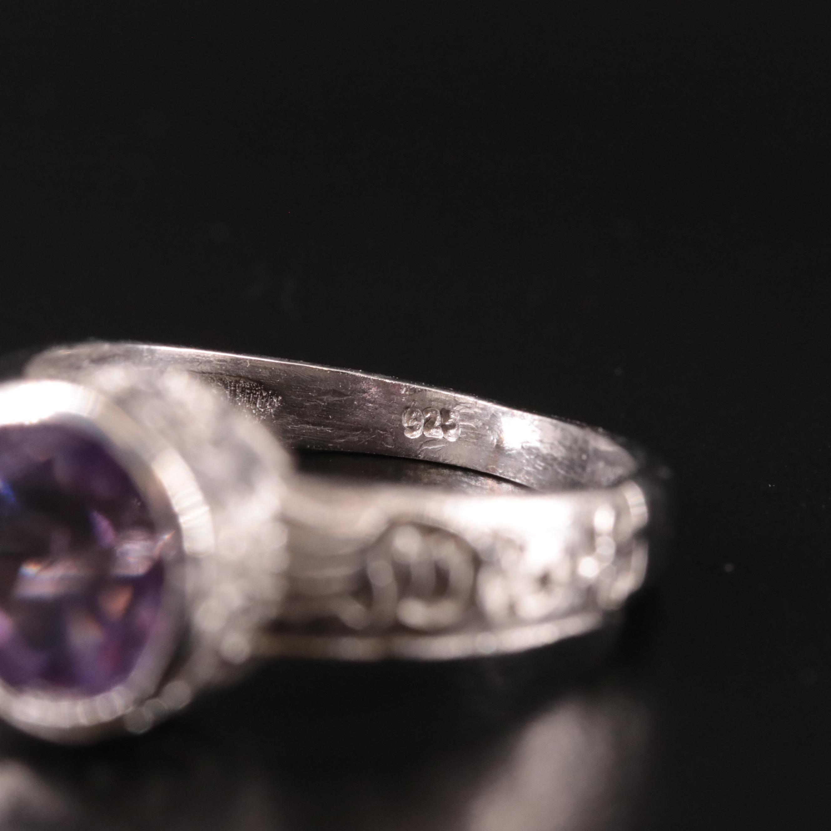 Sterling Amethyst Ring