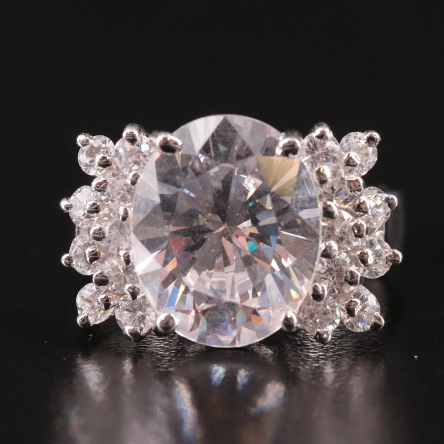 Sterling Cubic Zirconia Ring