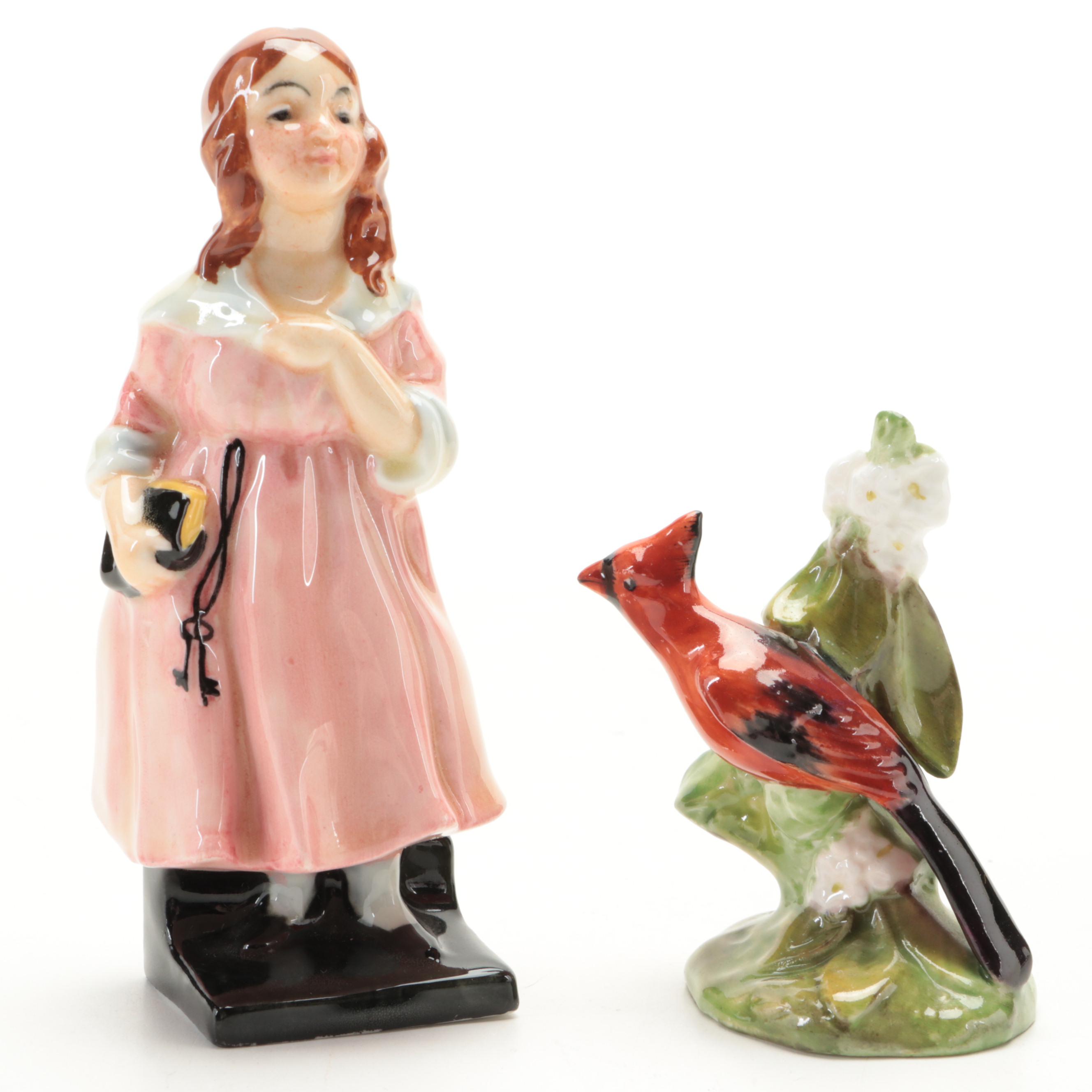 Royal Doulton "Pearly Boy" and "Pearly Girl" and Other Figurines