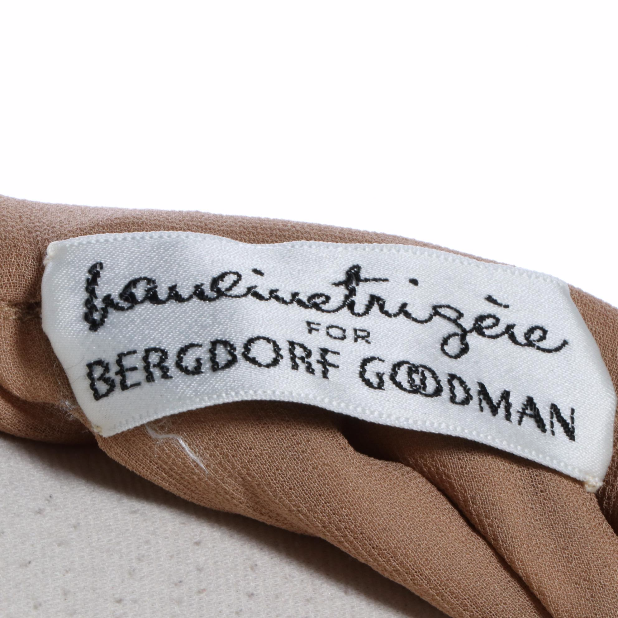 Pauline Trigère Two-Piece Print Dress and Galanos Print A-Line Dress, Vintage