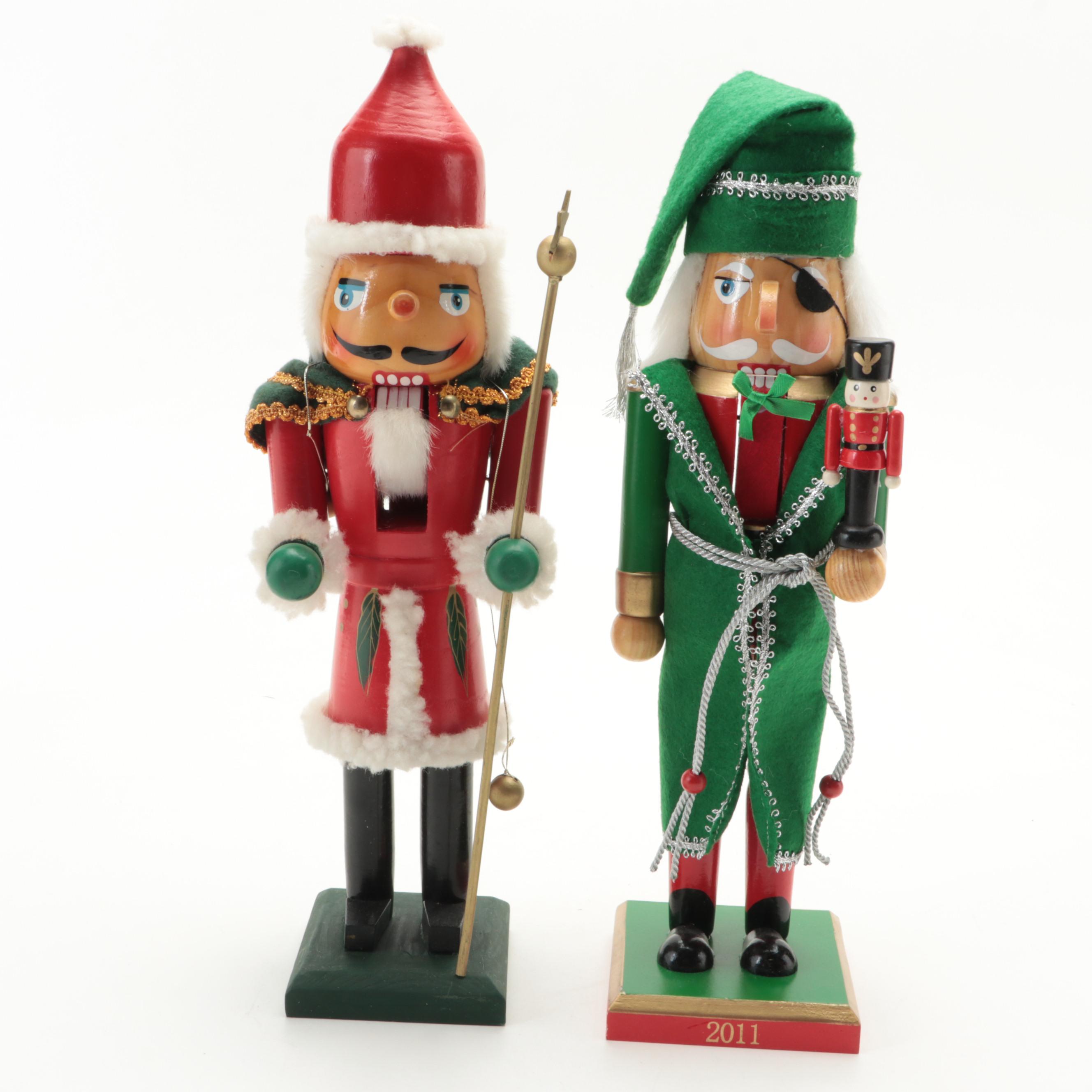 Santa with Herr Drosselmeyer and Other Nutcrackers