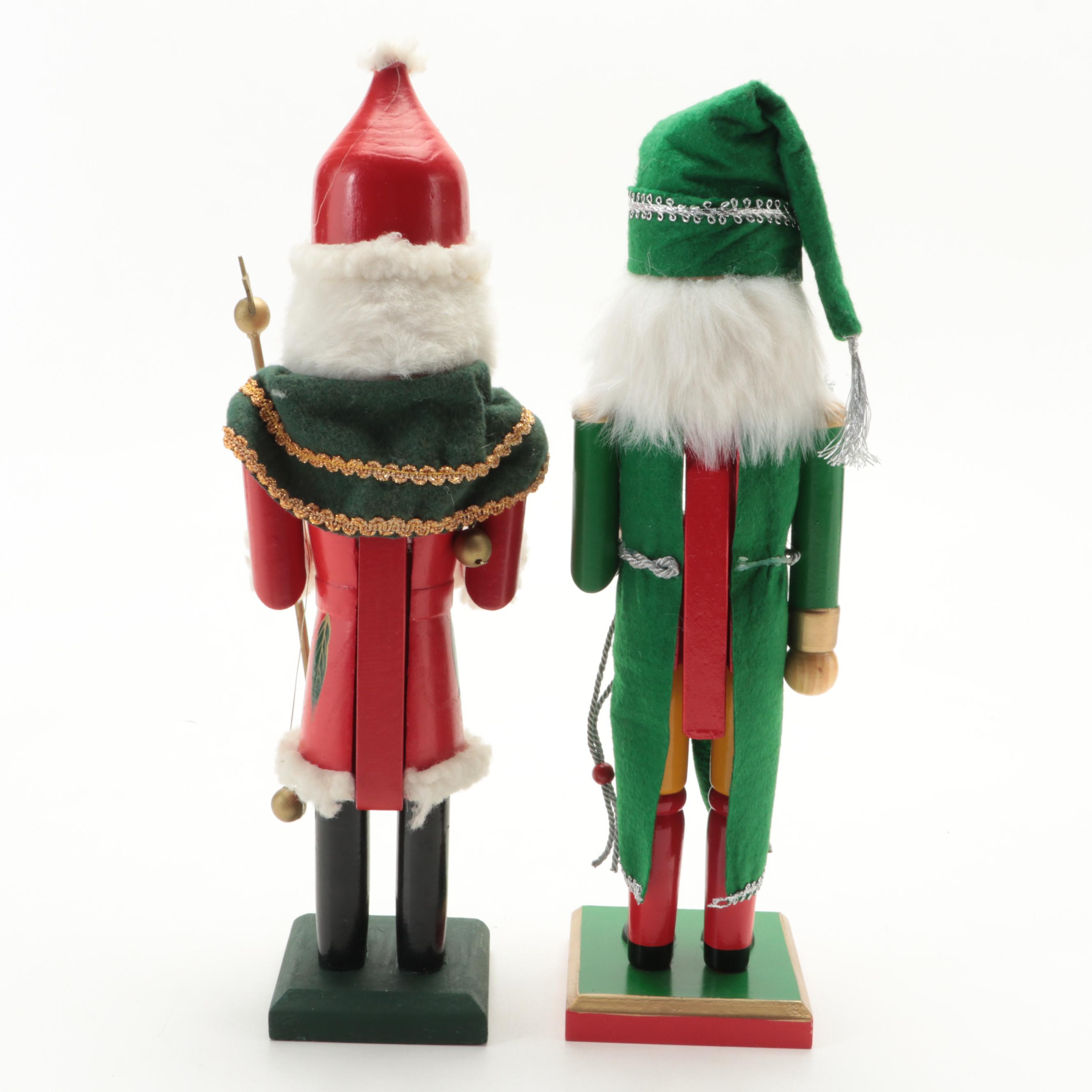 Santa with Herr Drosselmeyer and Other Nutcrackers