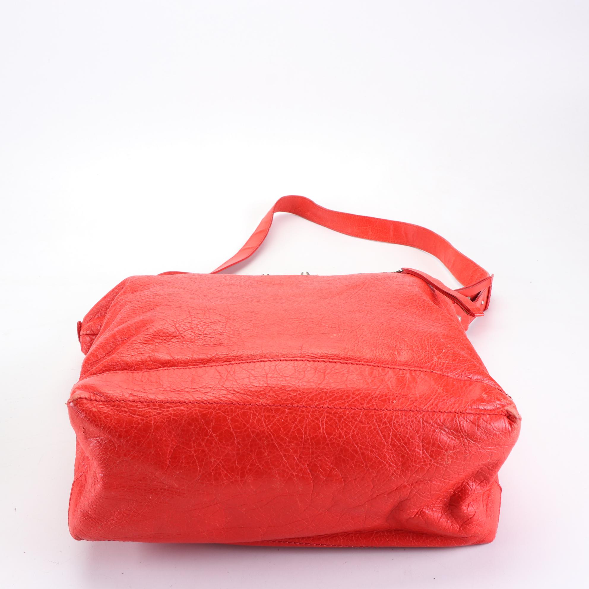 Balenciaga Arena Day Classic Messenger Bag in Textured Leather