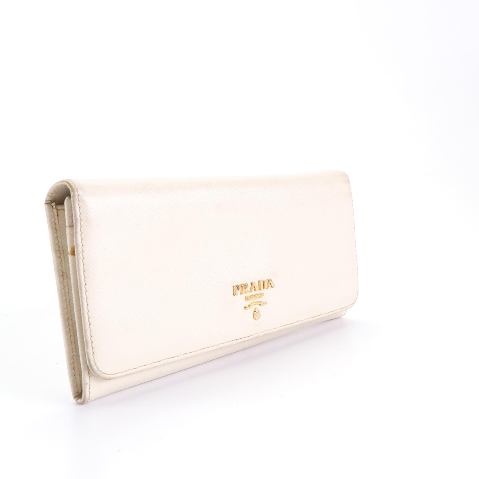 Prada Long Wallet in Saffiano Leather